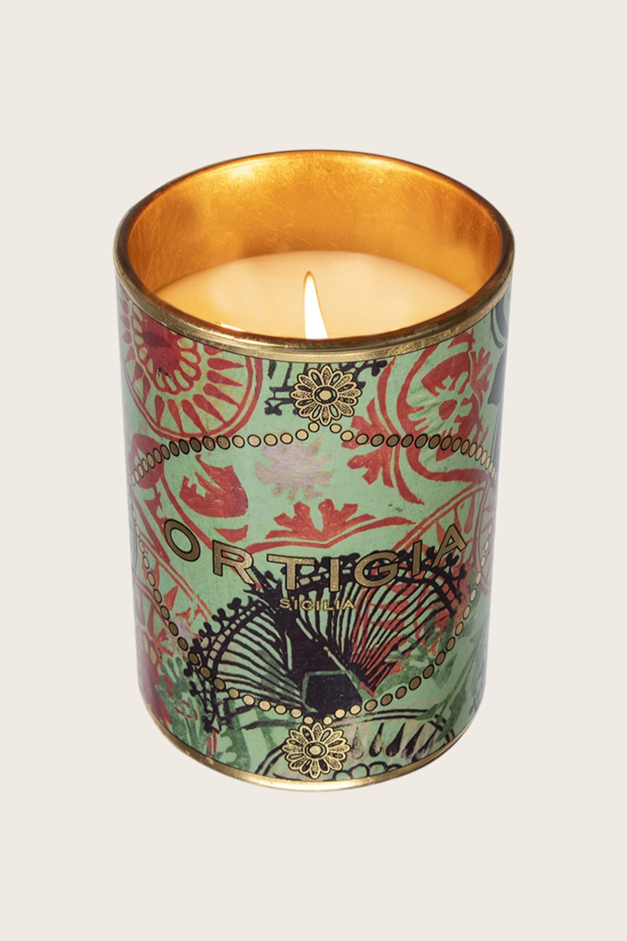 Fico d’India Decorated Candle – Ortigia Sicilia