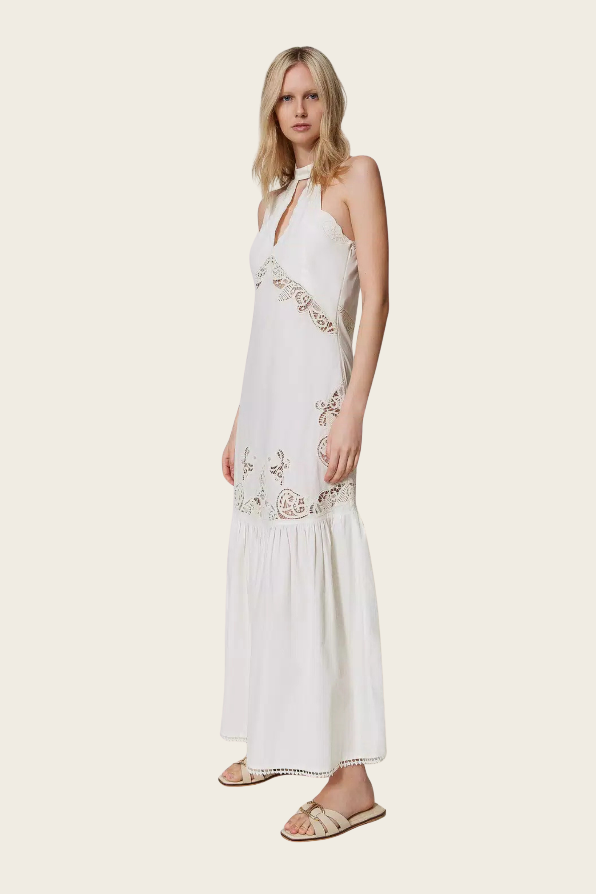 Long Embroidery Dress - Twinset