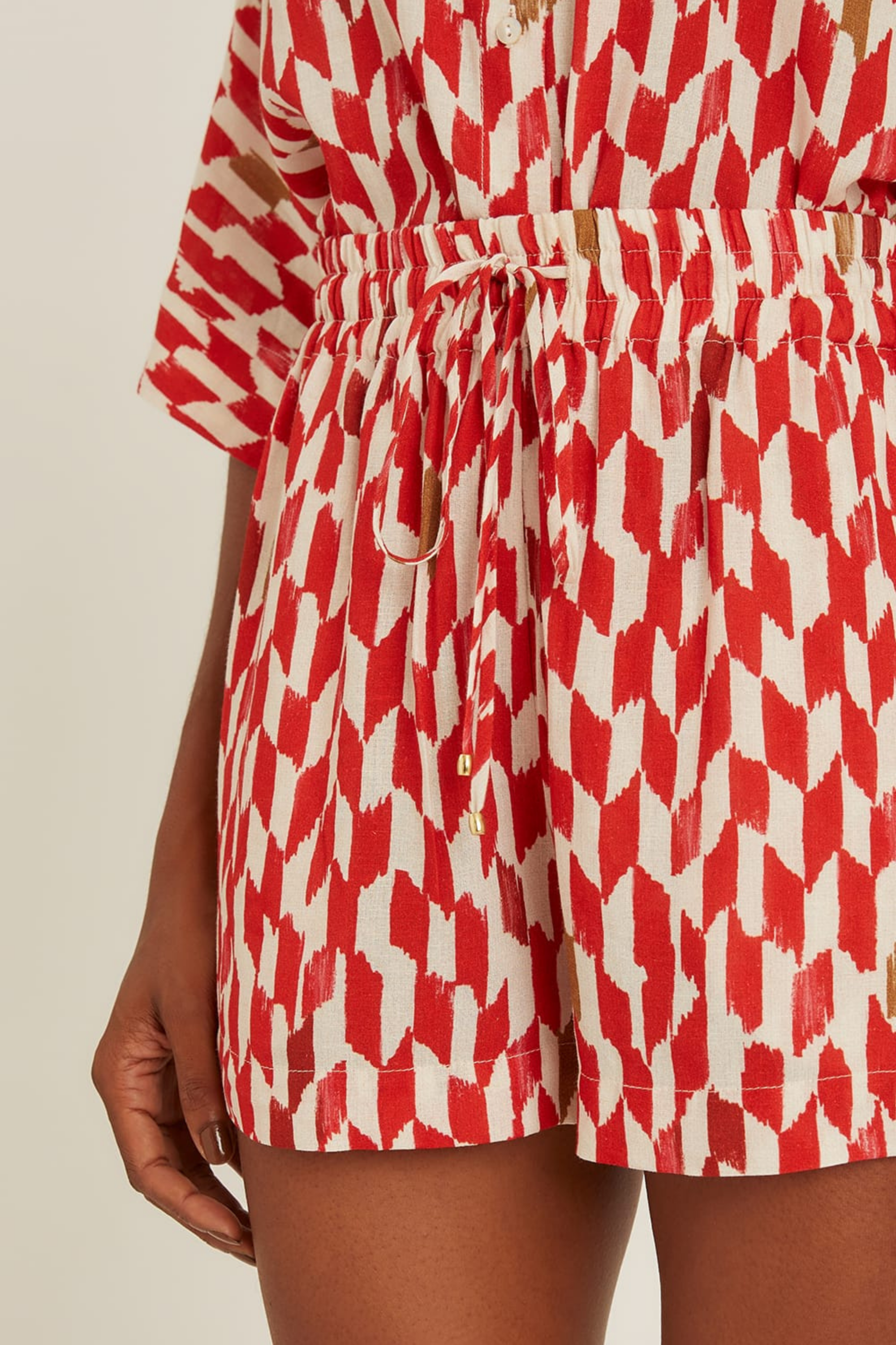 Jaipur Elastic waistband Shorts - Lenny Niemeyer