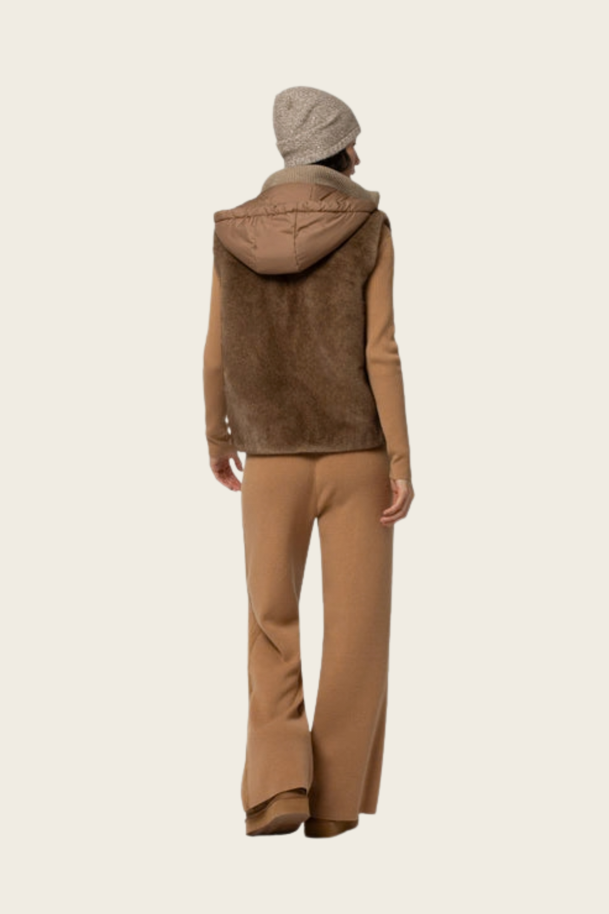 Faux-Fur Puffer Vest - Max&Moi
