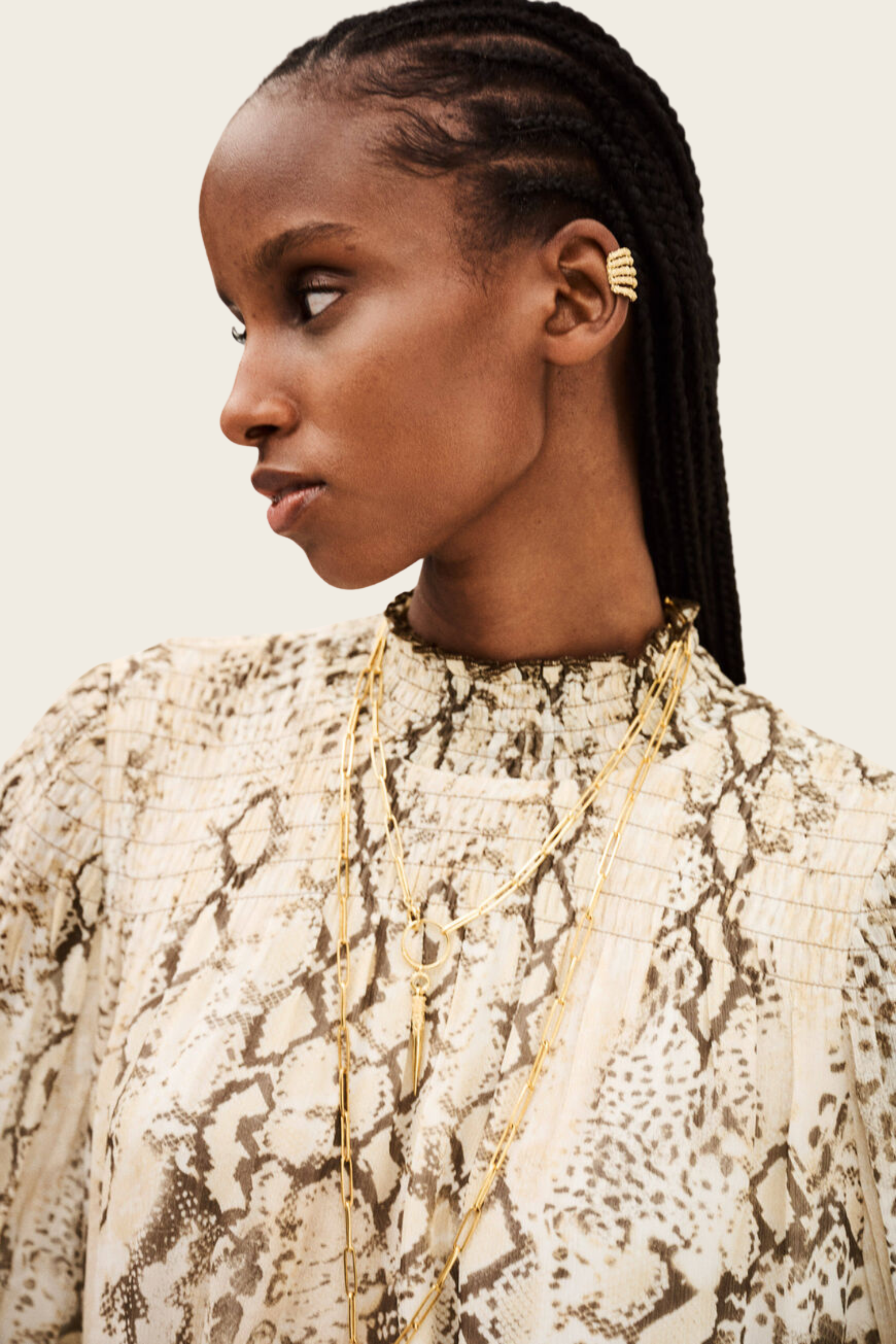 Shamy High Neck Blouse - Ba&Sh