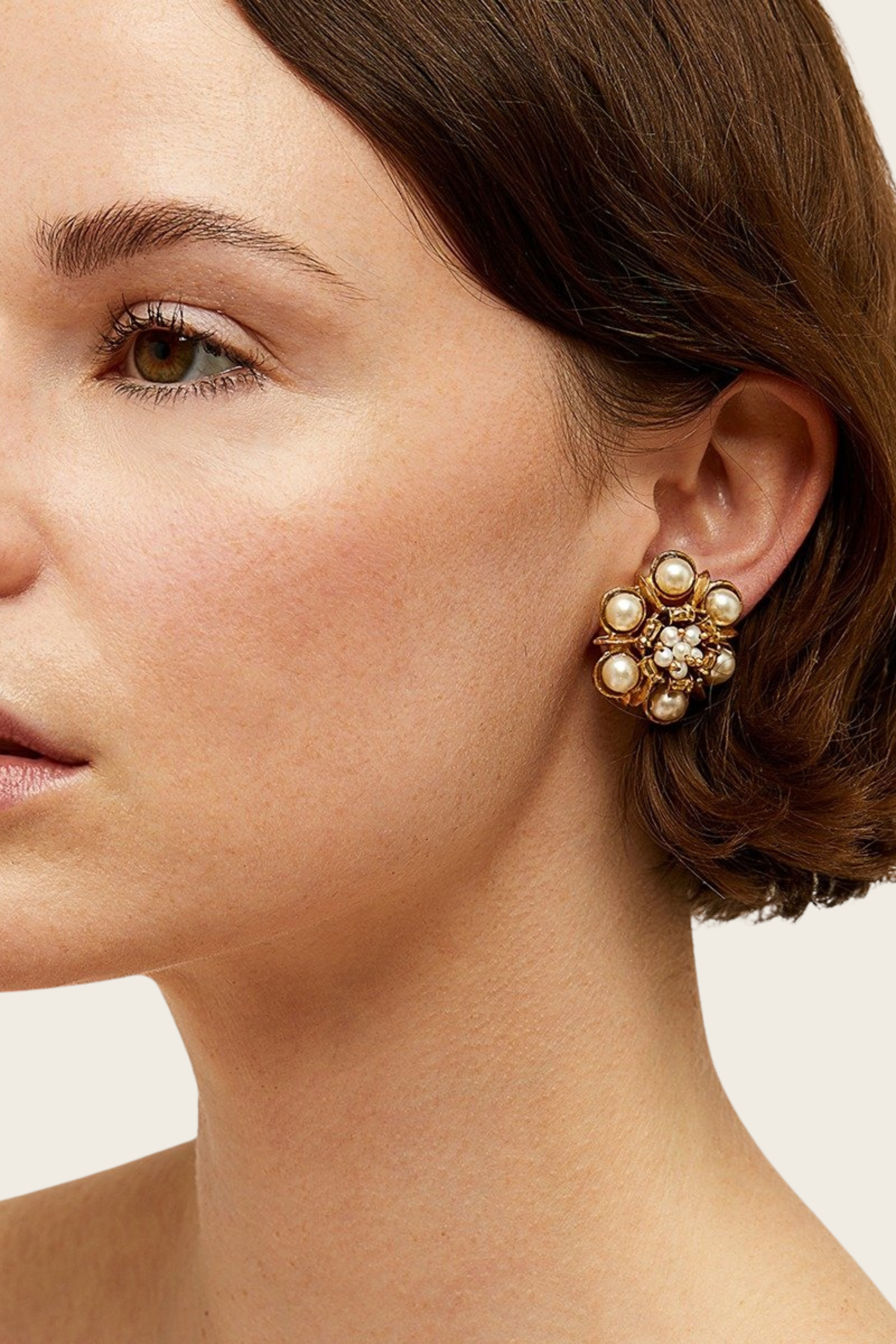 Augusta earrings Cultured pearl - Gas Bijoux
