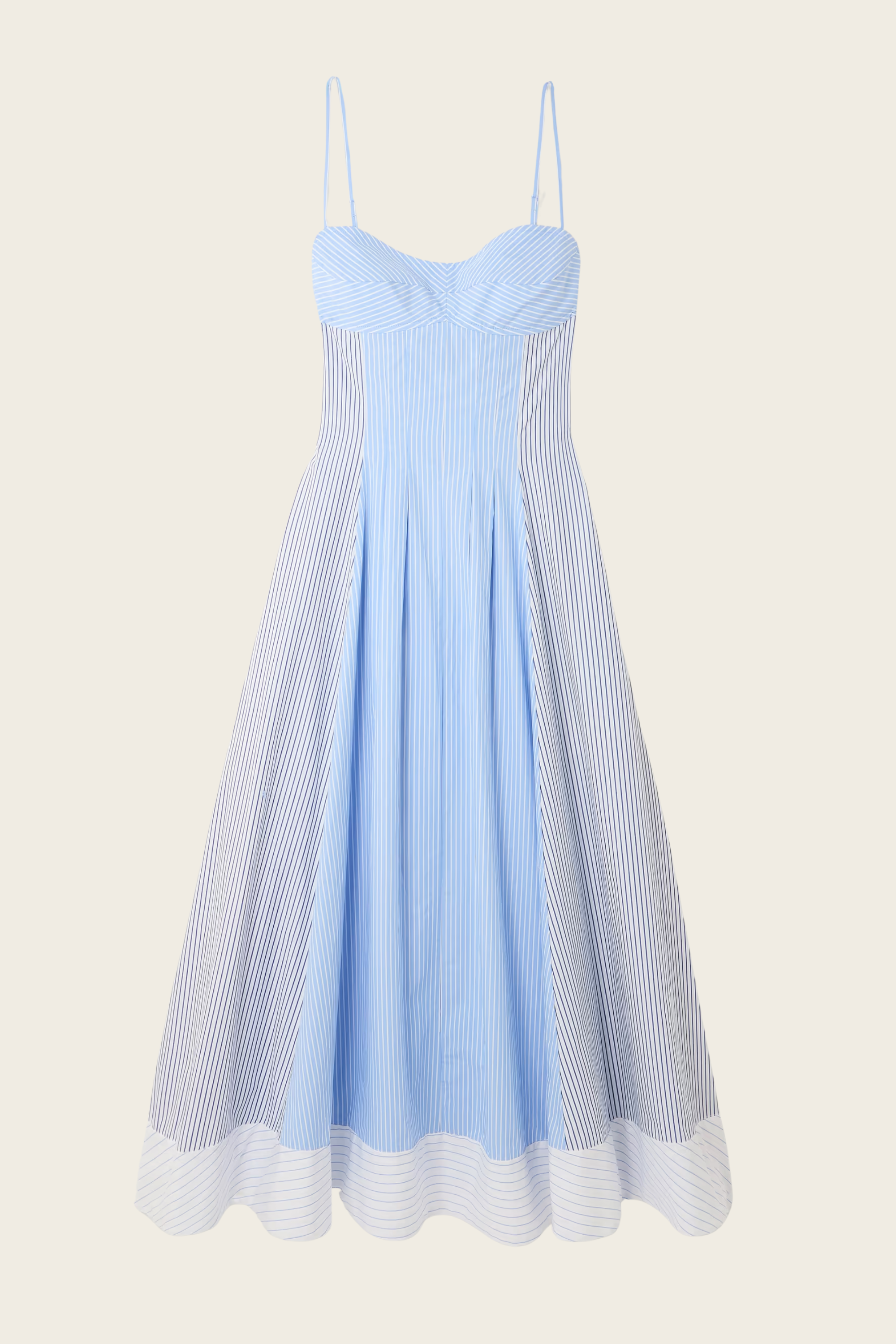 Chamberlain Striped Poplin Midi Dress - Simkhai