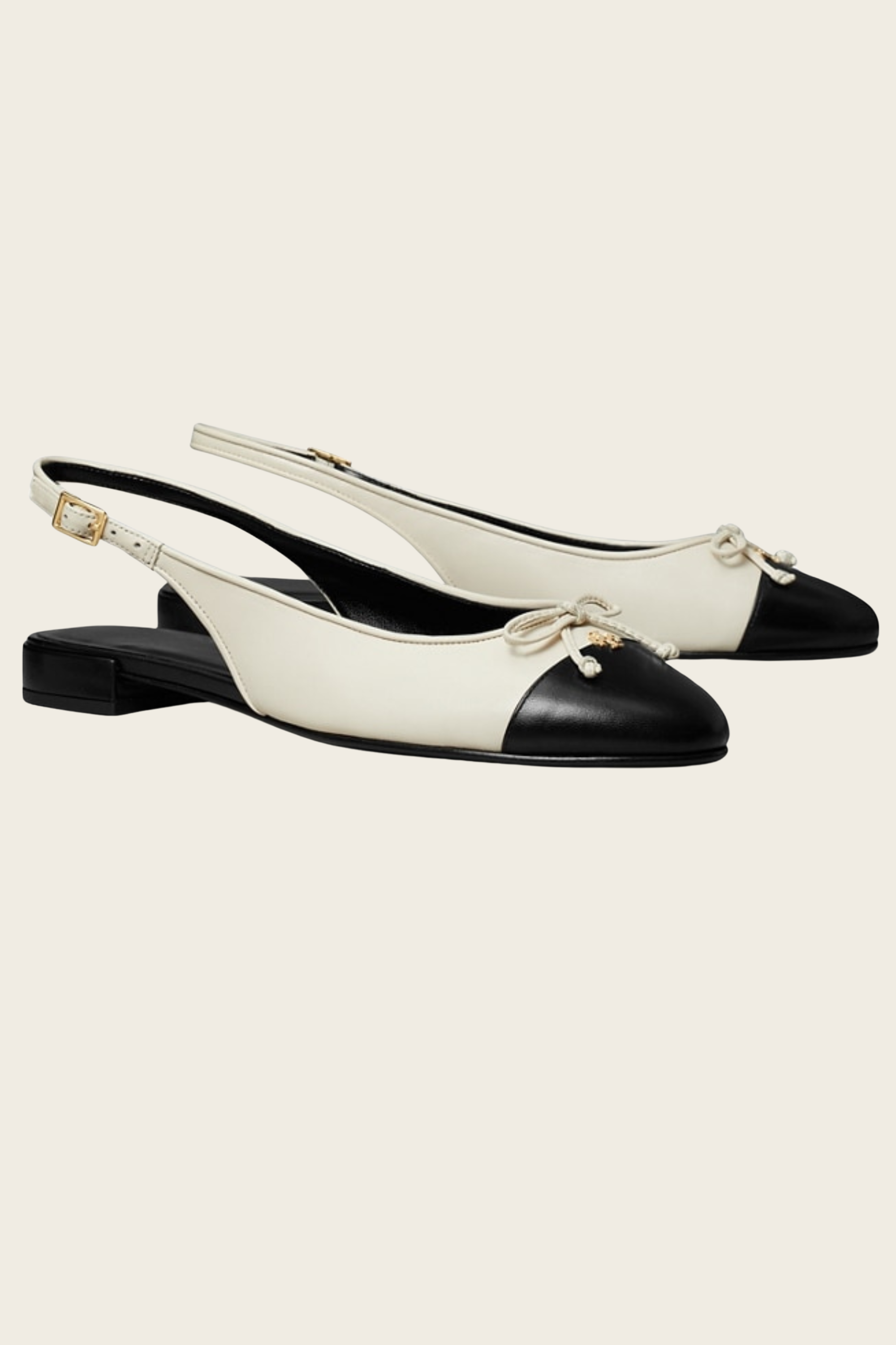 Cap-Toe Slingback, Leather upper with contrast cap toe, Napa leather lining, New Arrivals, FW25, Espace Cannelle