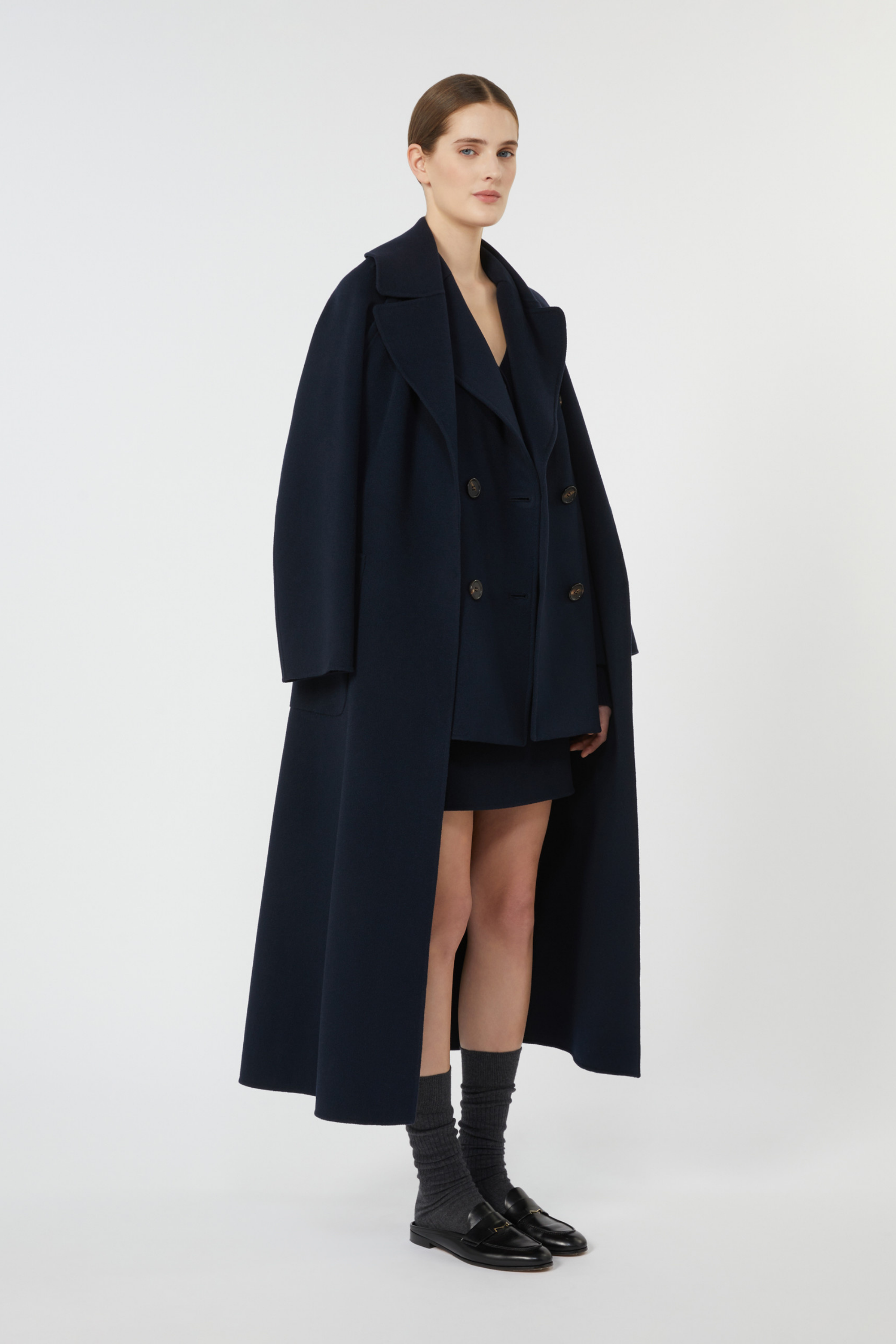 Caban Wool Pea Coat - Max Mara