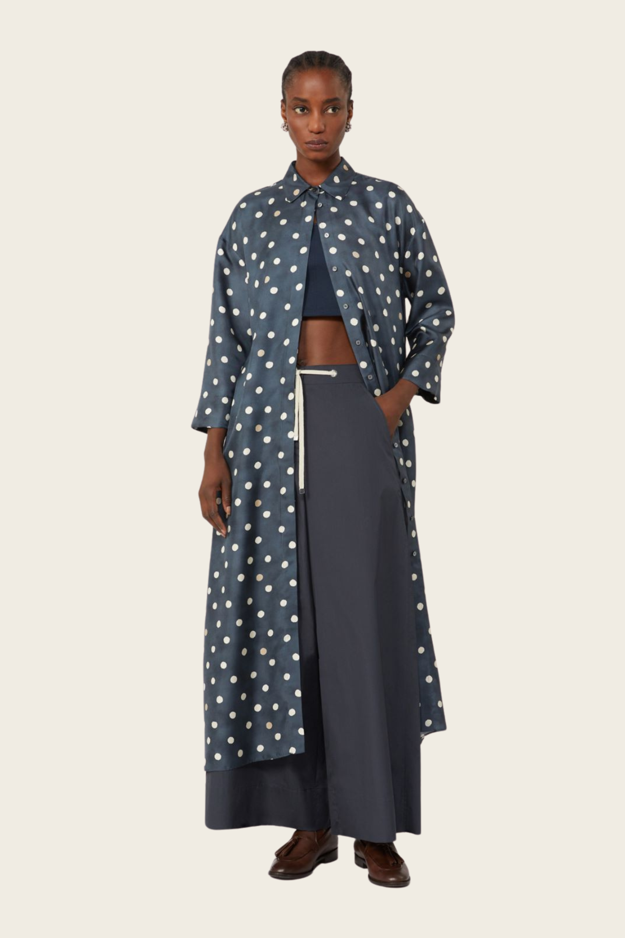 Leva Printed Silk Twill Dress - MaxMara