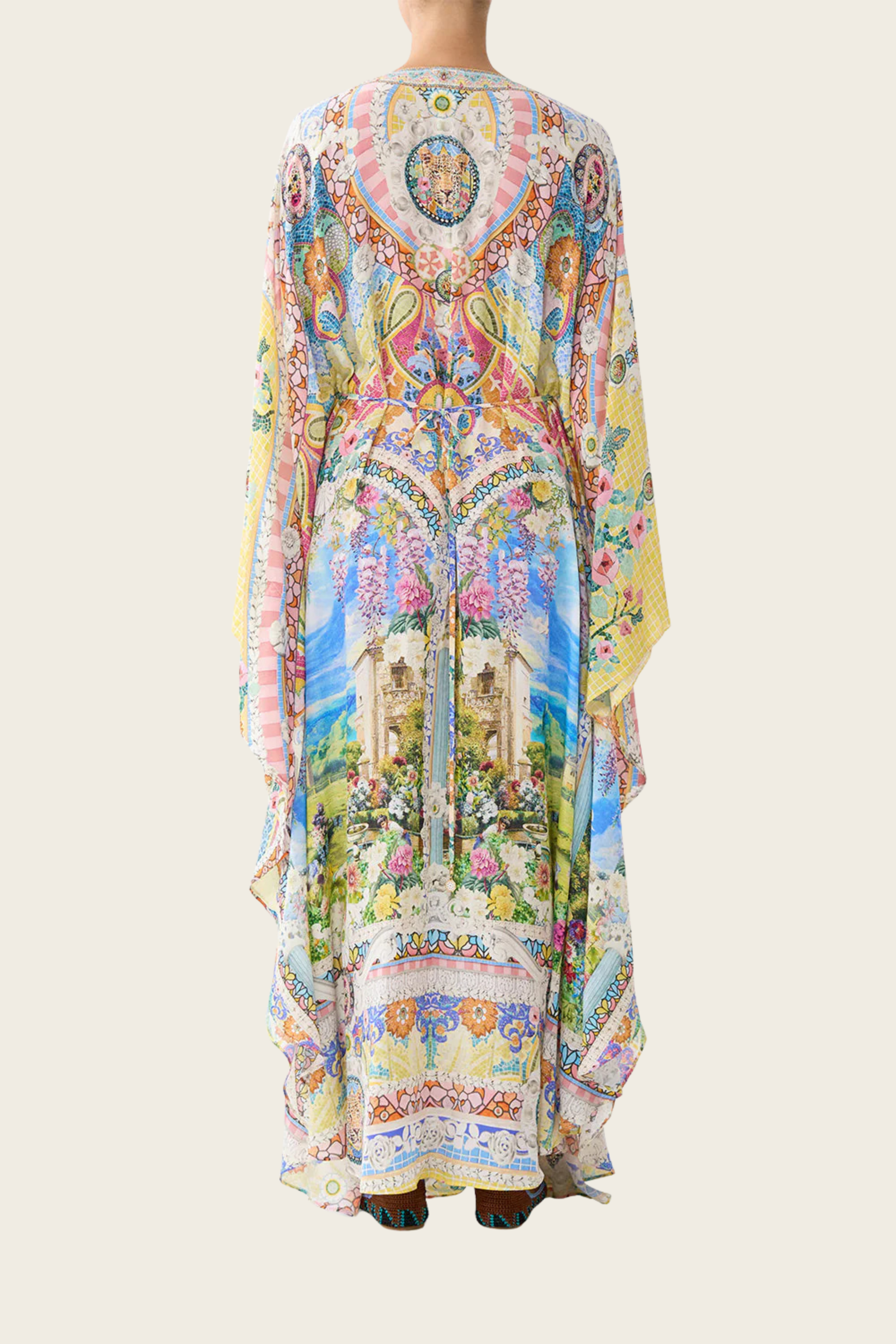 Long Kaftan with Waist Detail - Navas Nouveau - Camilla - ESPACE CANNELLE - SS26 - New Arrivals