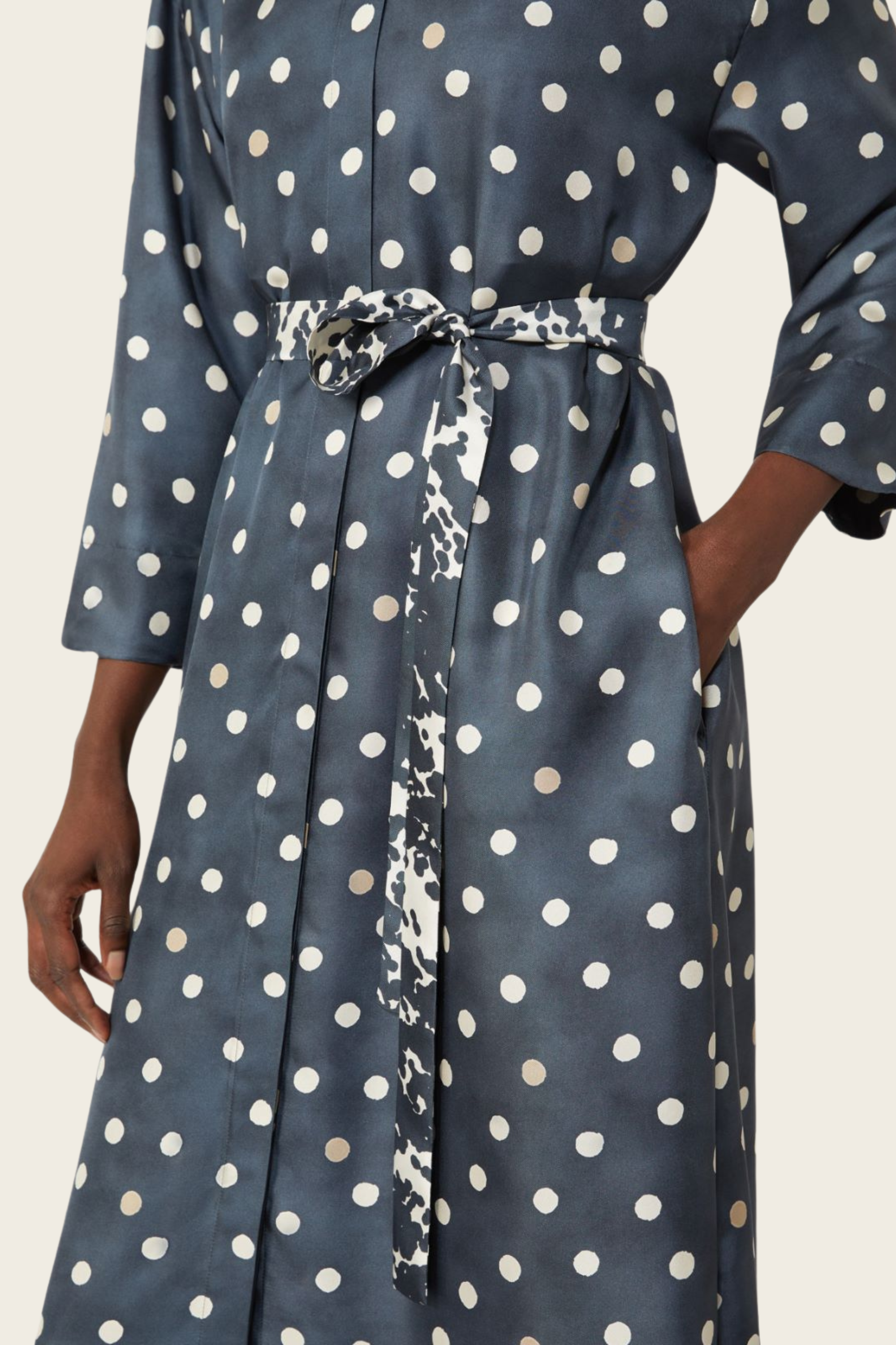 Leva Printed Silk Twill Dress - MaxMara - ESPACE CANNELLE