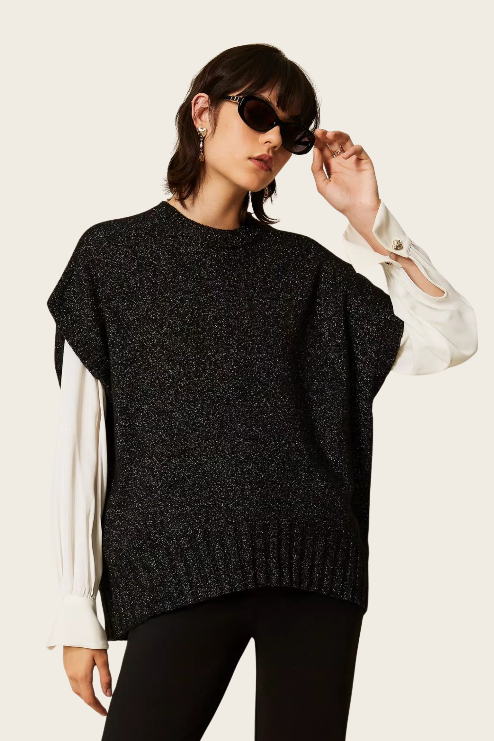 Jumper with lurex - Twinset