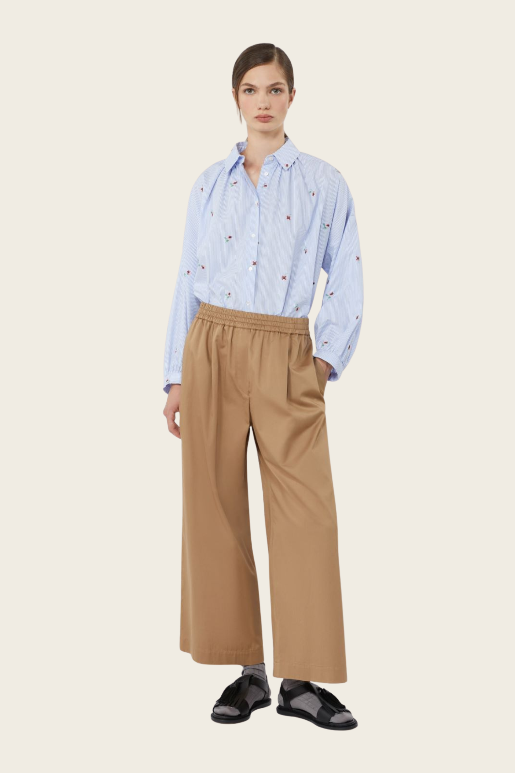 Butterfly Poplin Shirt - MaxMara