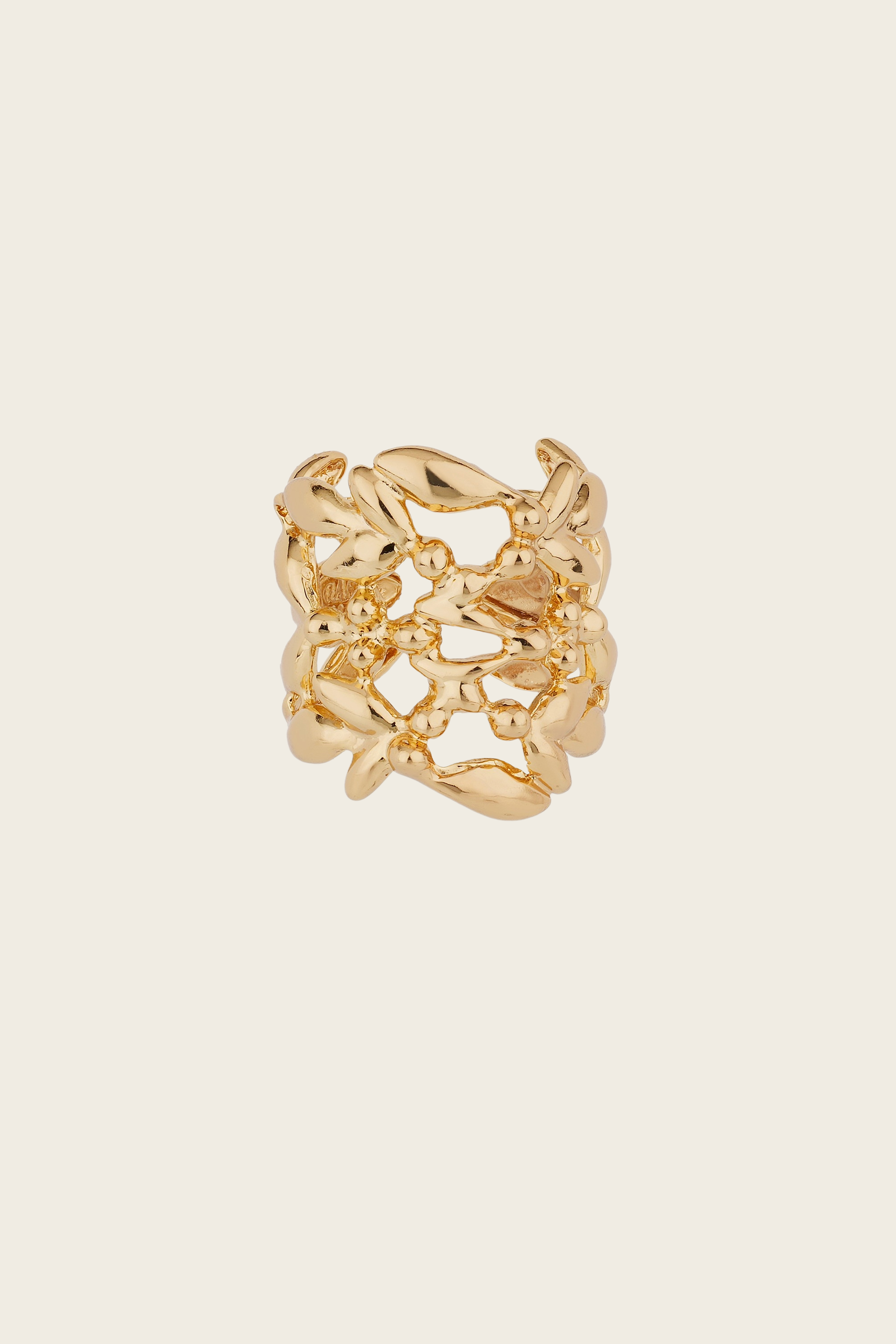 Olea cuff ring - Gas Bijoux