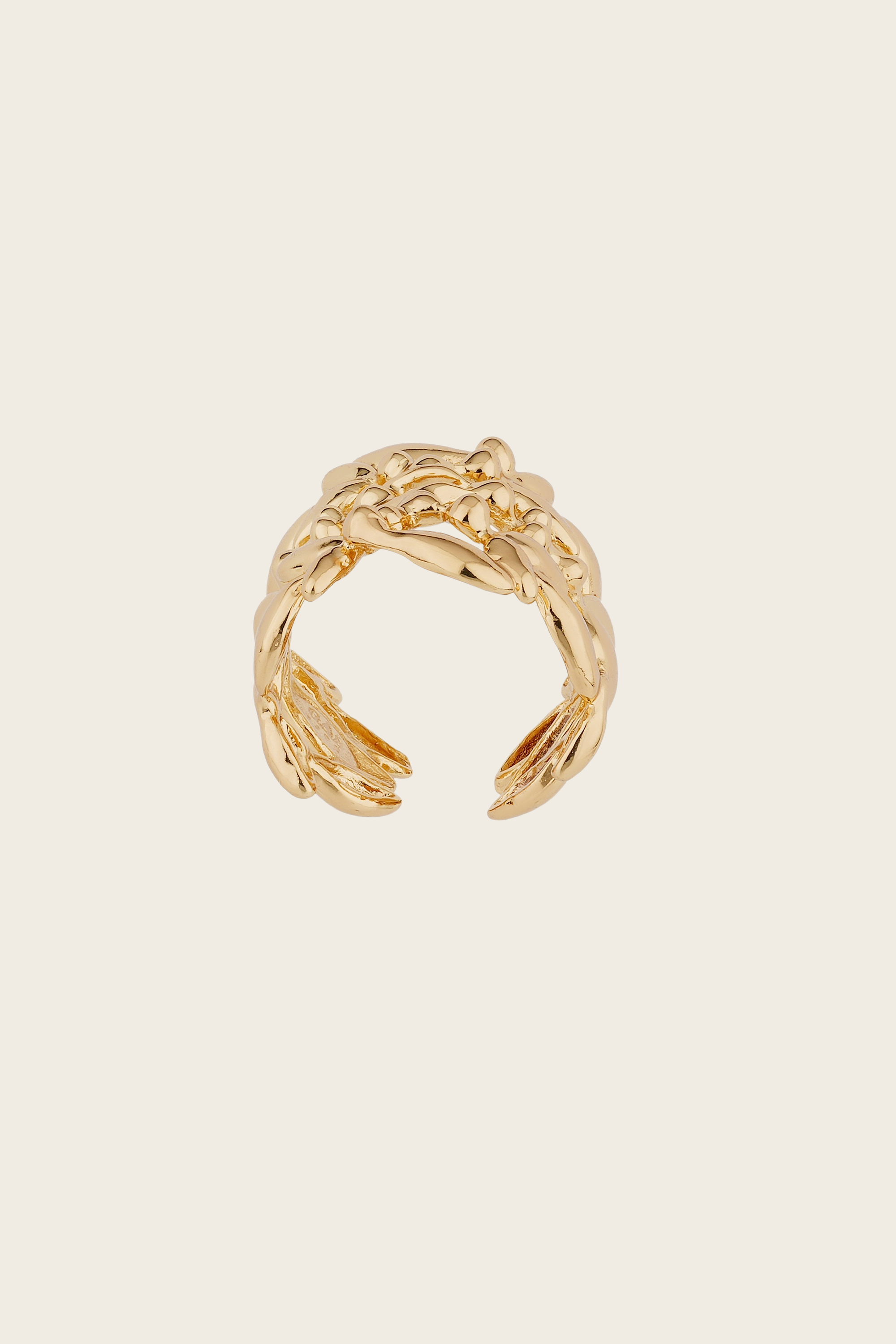Olea cuff ring - Gas Bijoux