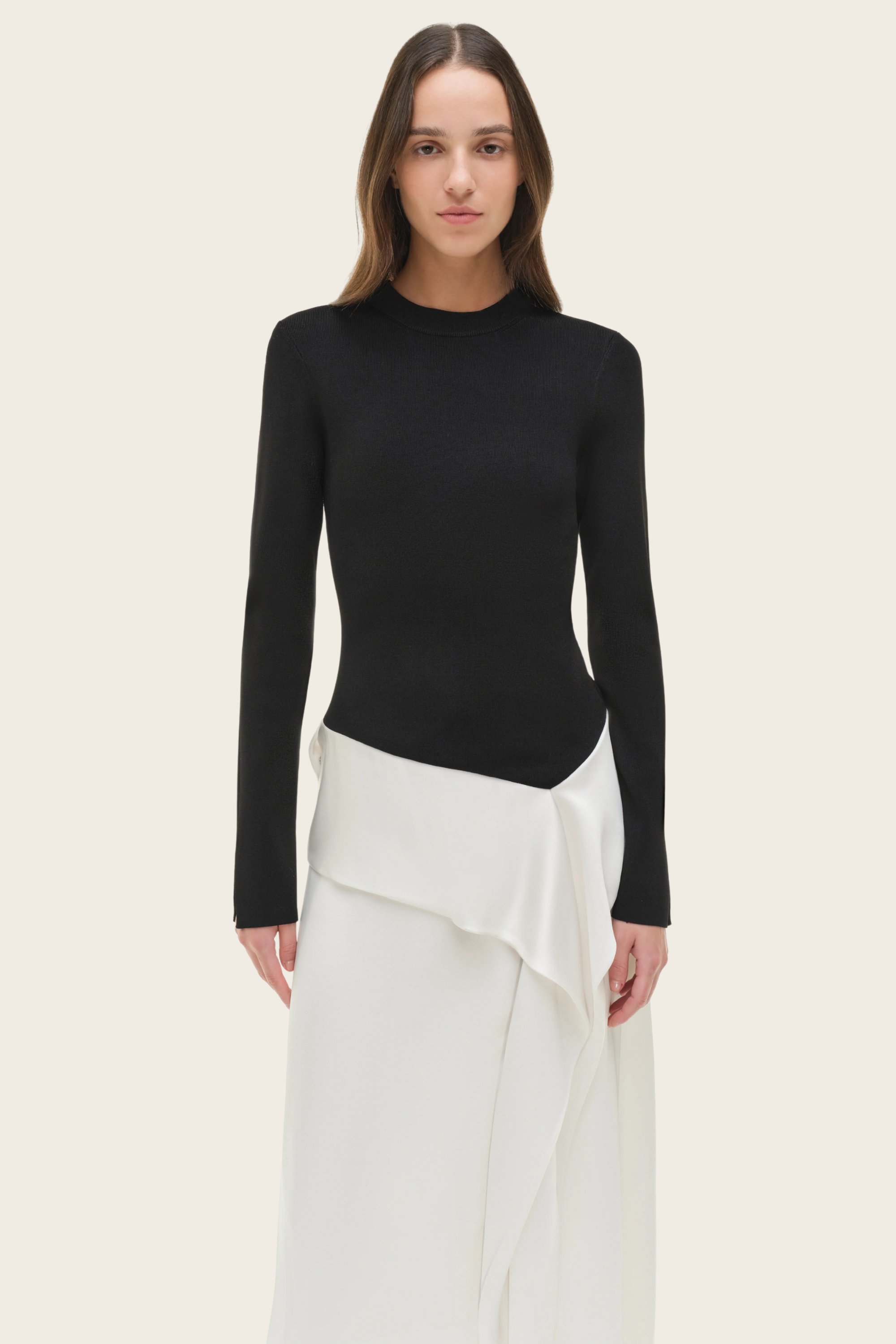 Ornella Knit Satin Midi Dress - Simkhai
