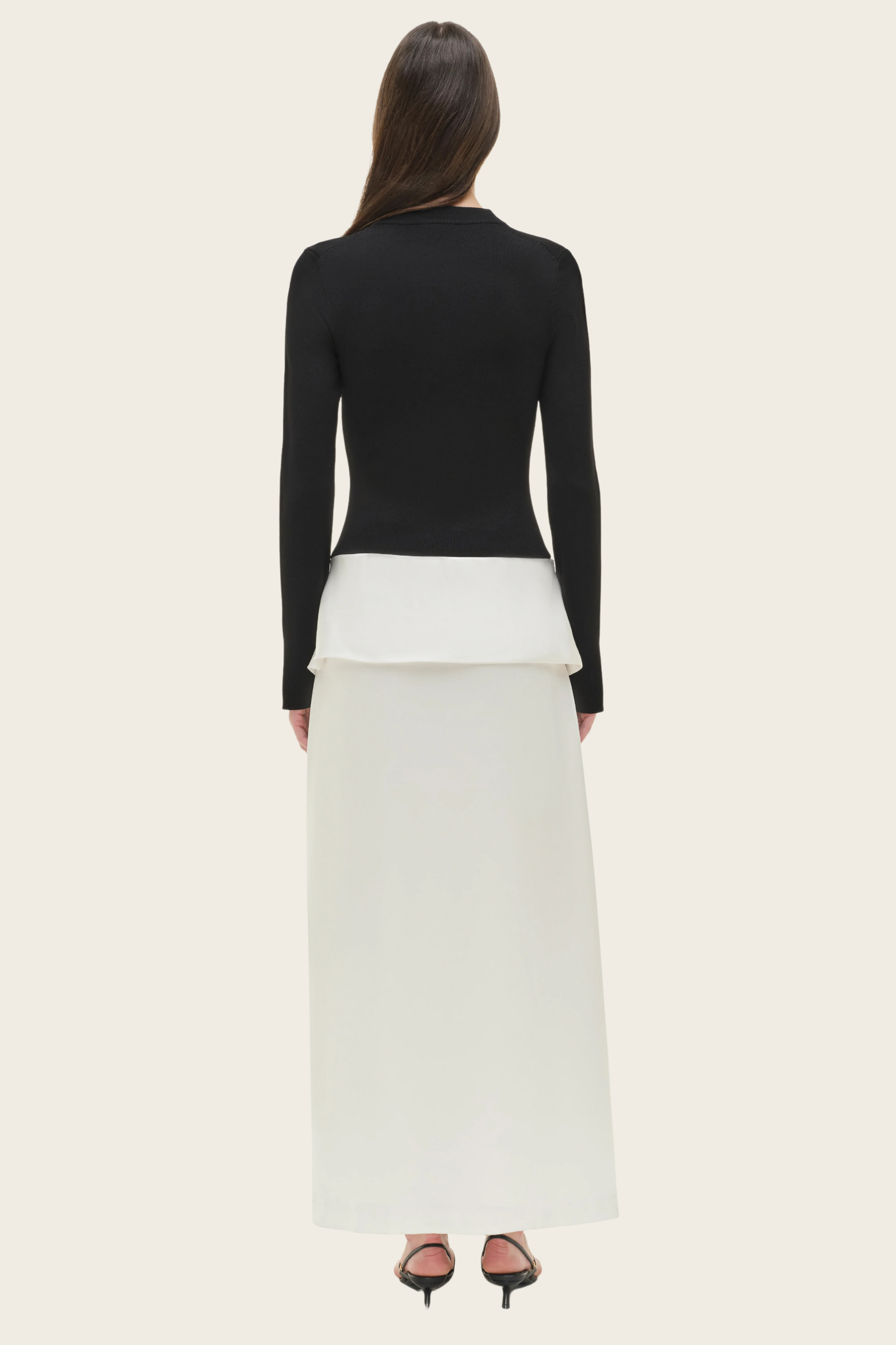 Ornella Knit Satin Midi Dress - Simkhai