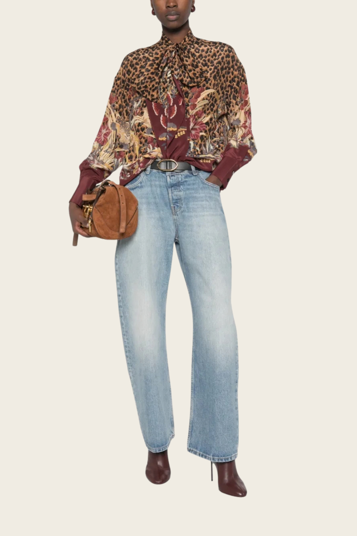 Leopard-Print Silk Shirt - Etro