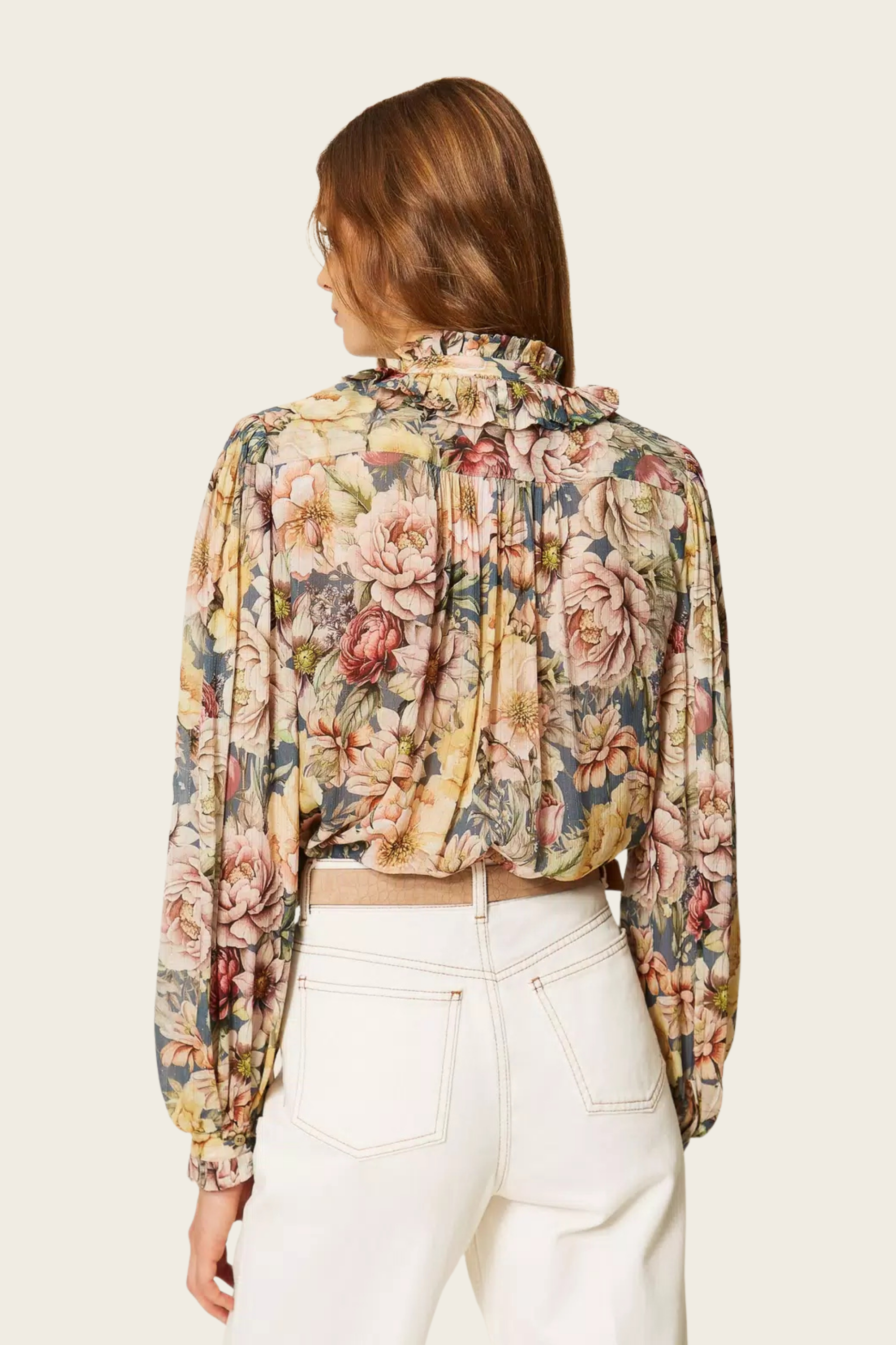 Floral Creponne Shirt - Twinset