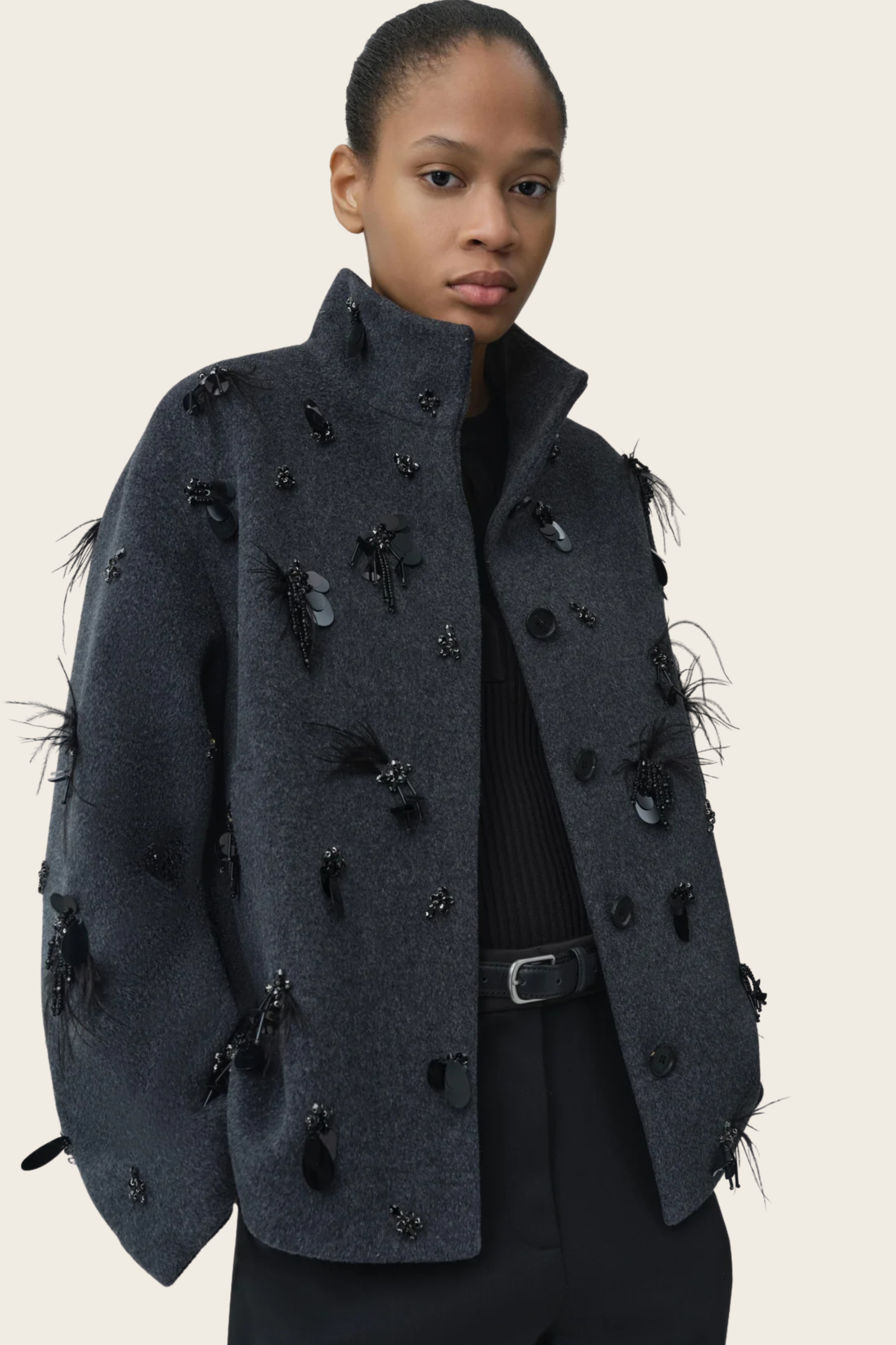 Siena Embellished Wool Jacket - Simkhai