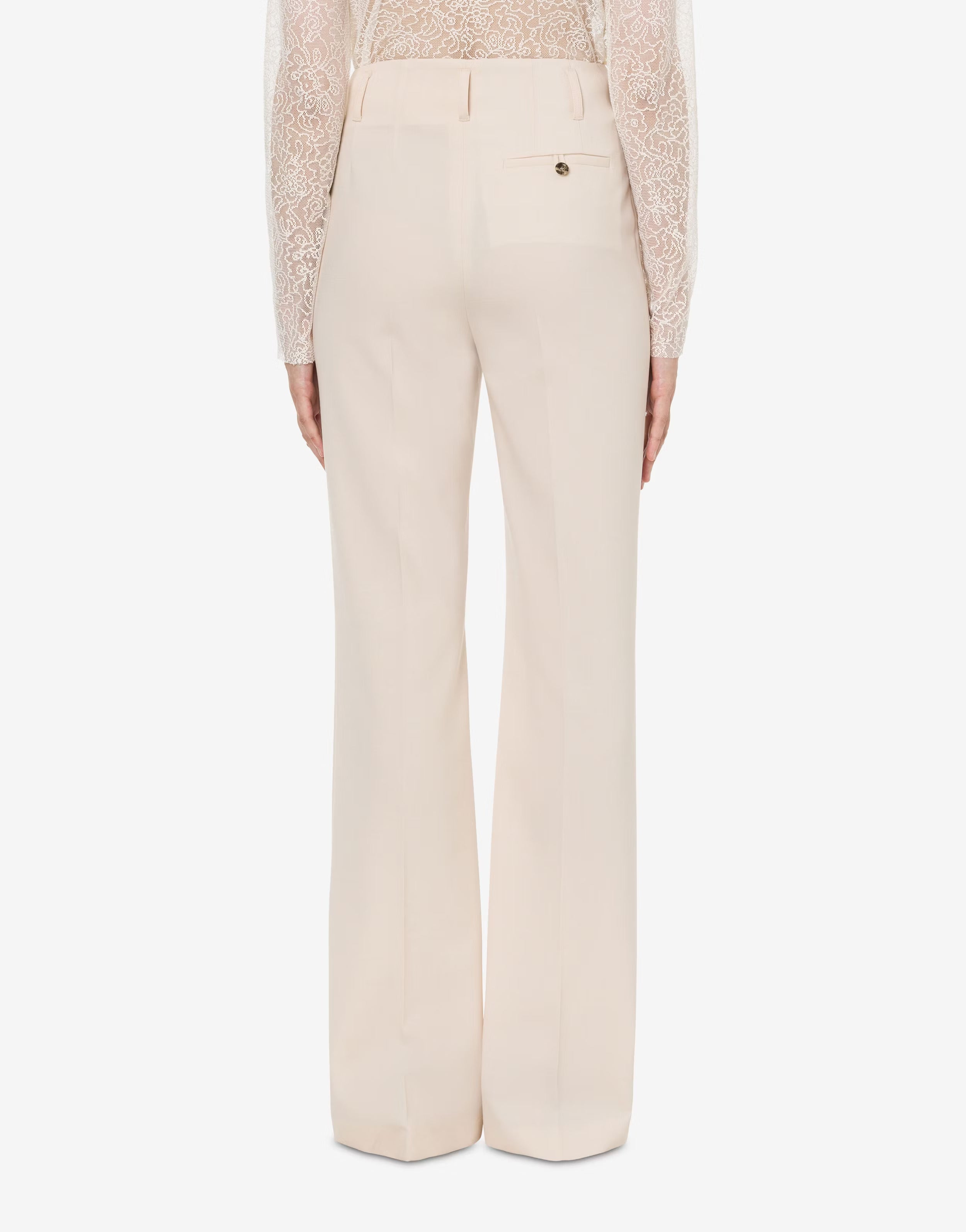 Flared trousers in lightweight stretch wool - Philosophy
