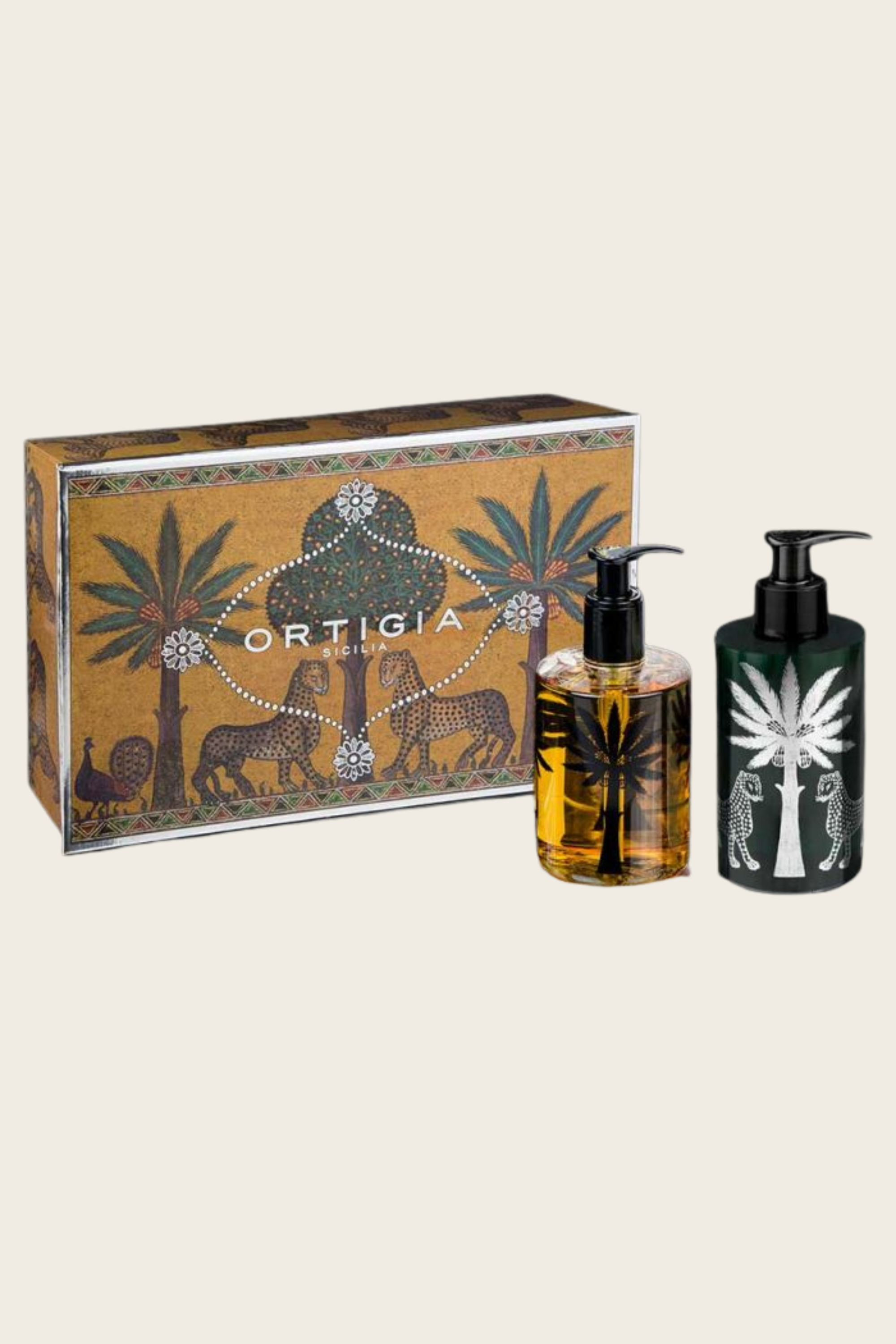 Caixa de sabonete líquido e creme corporal - Zagara