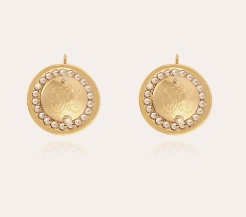 Tina earrings gold - Gas Bijoux