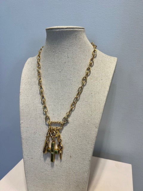 Constantine necklace gold - Gas Bijoux