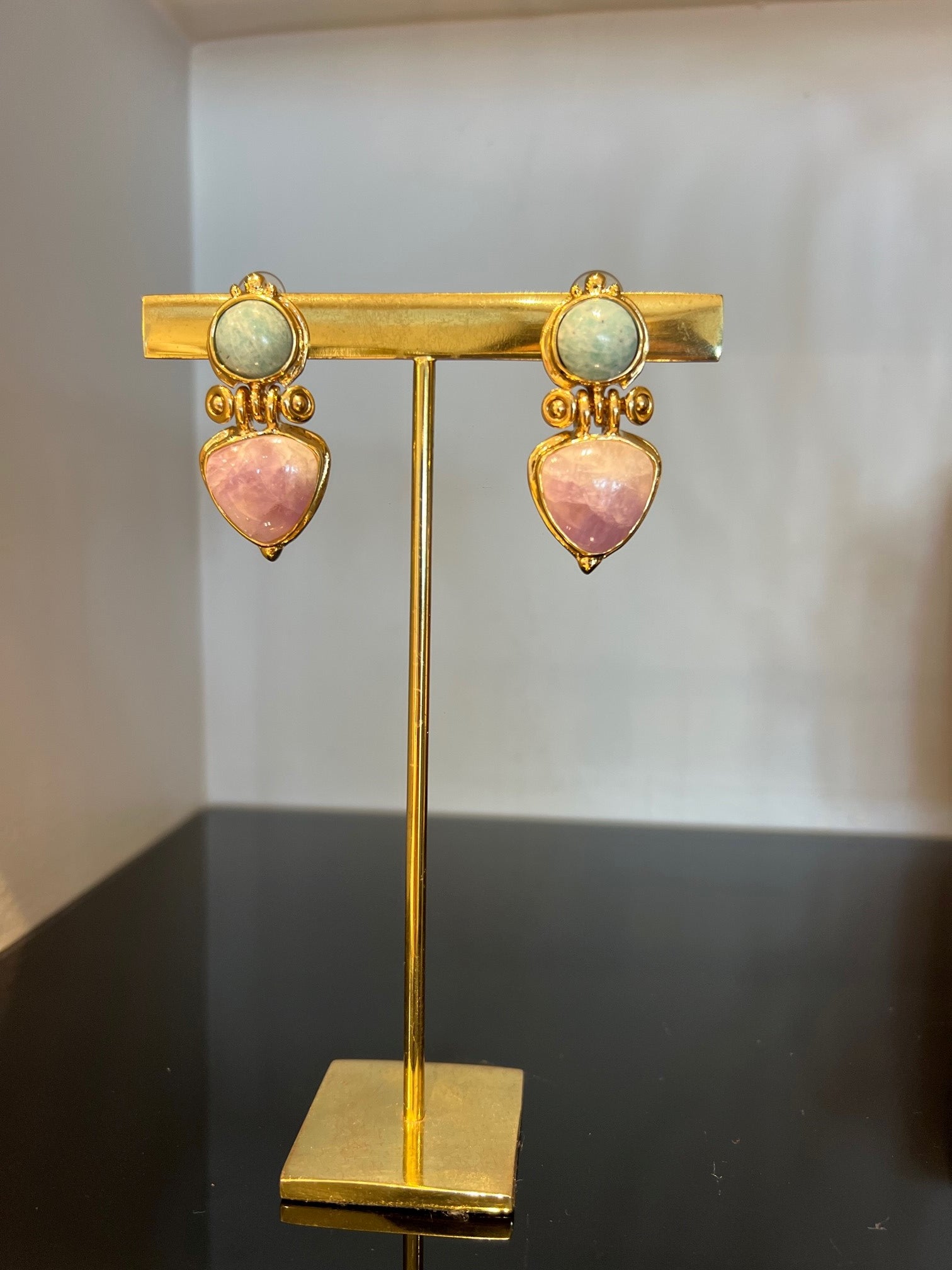 Colorado earrings gold - Gas Bijoux