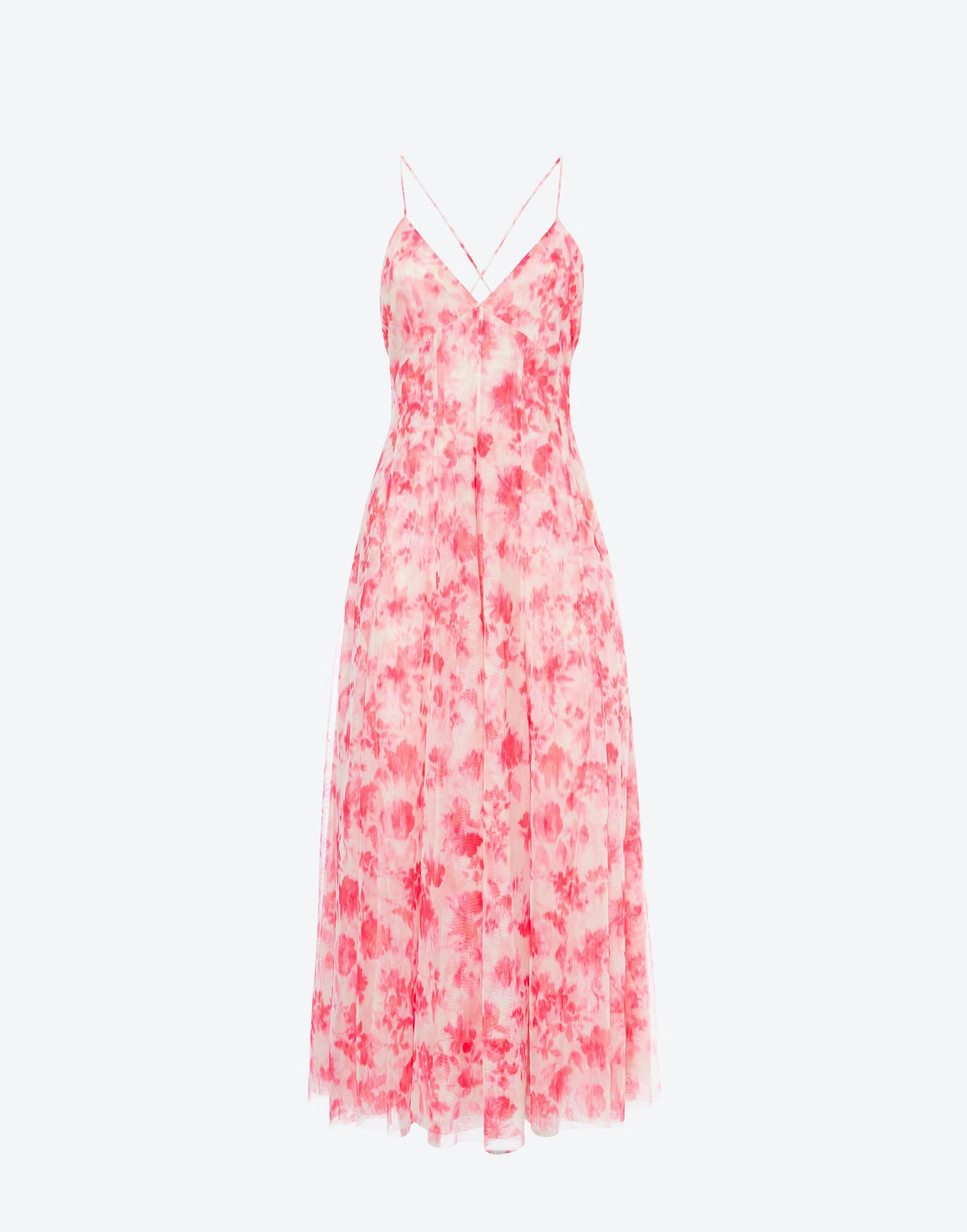 Tulle dress with flower print - PHILOSOPHY