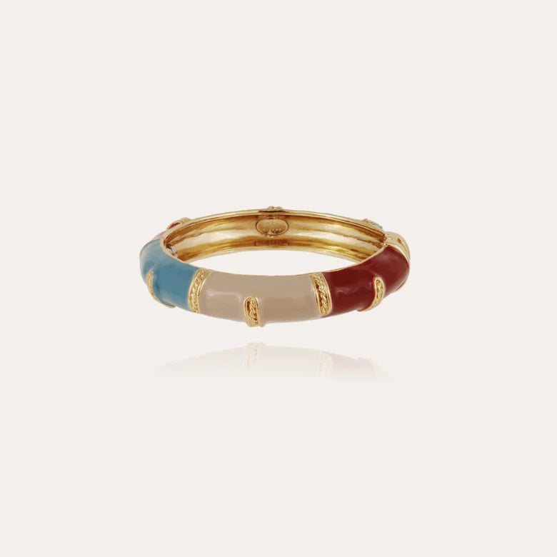 Idra enamel bracelet gold - Gas Bijoux