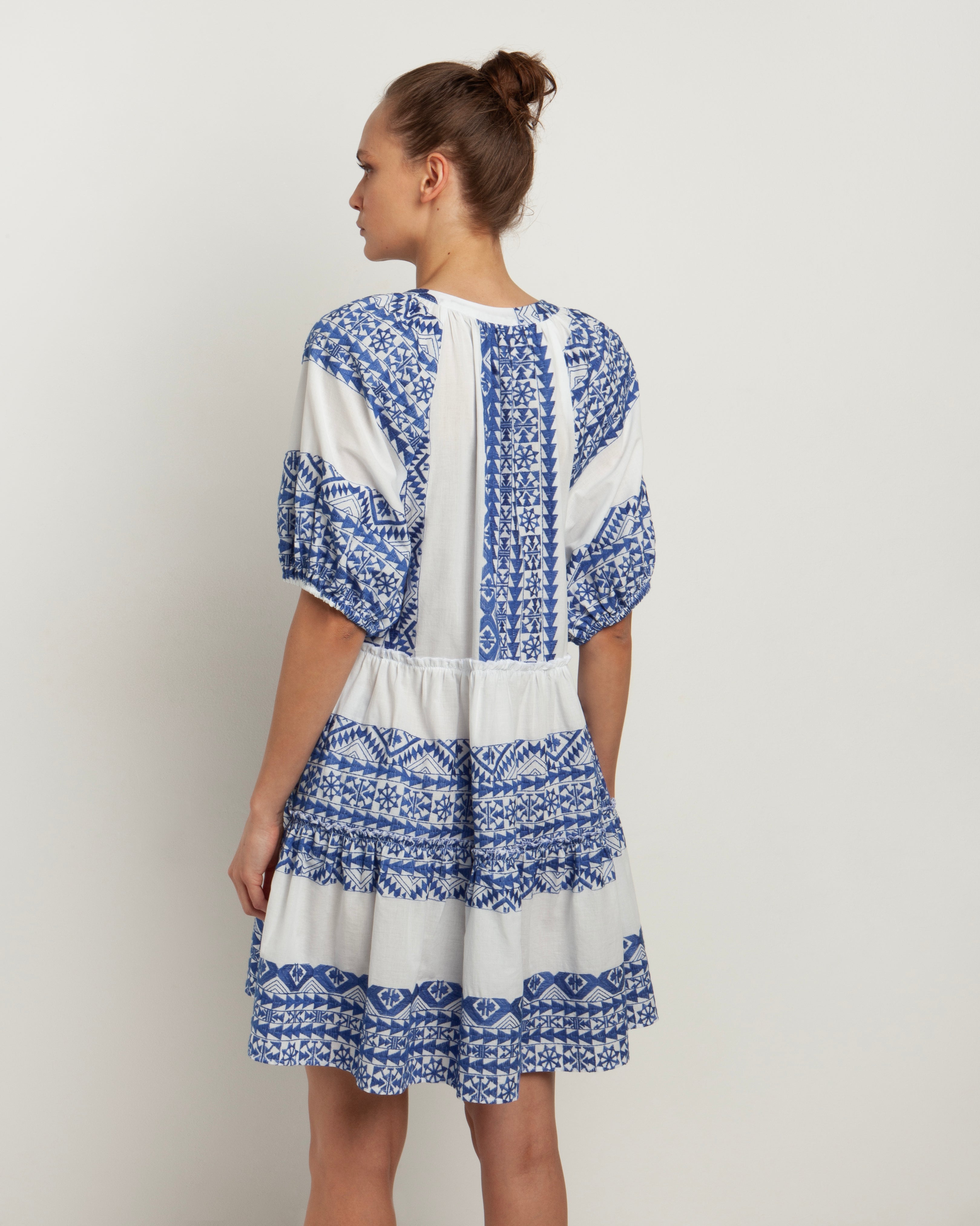 Short linen dress - Greek Archaic Kori