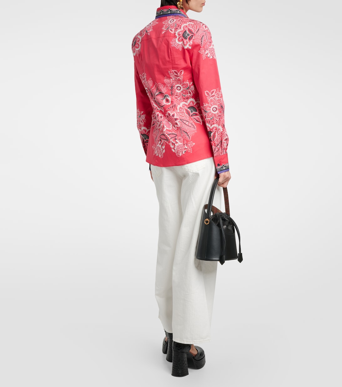 Floral cotton-blend shirt - Etro