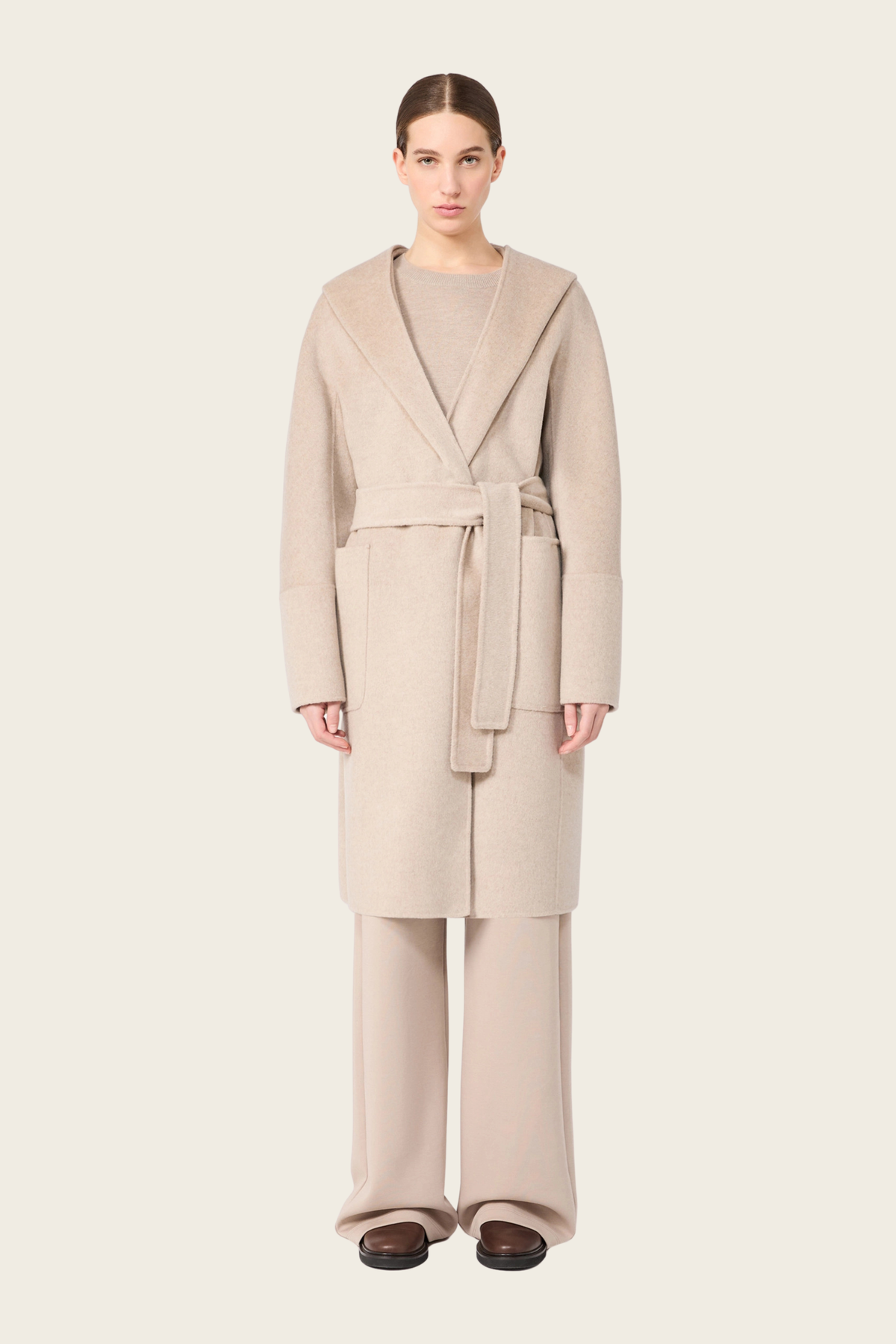 Casaco de Traçar com Capuz - Max Mara