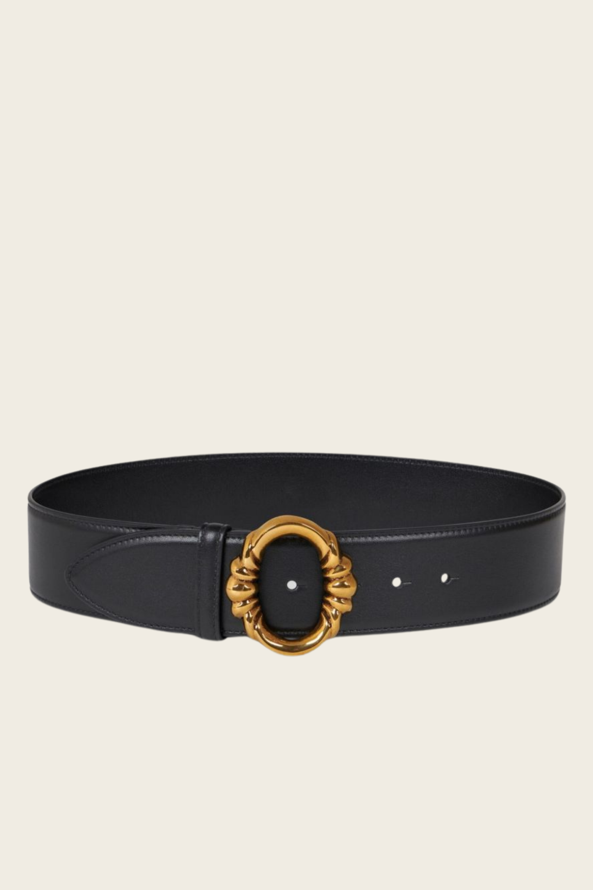 Circle Buckle Leather Belt - Etro