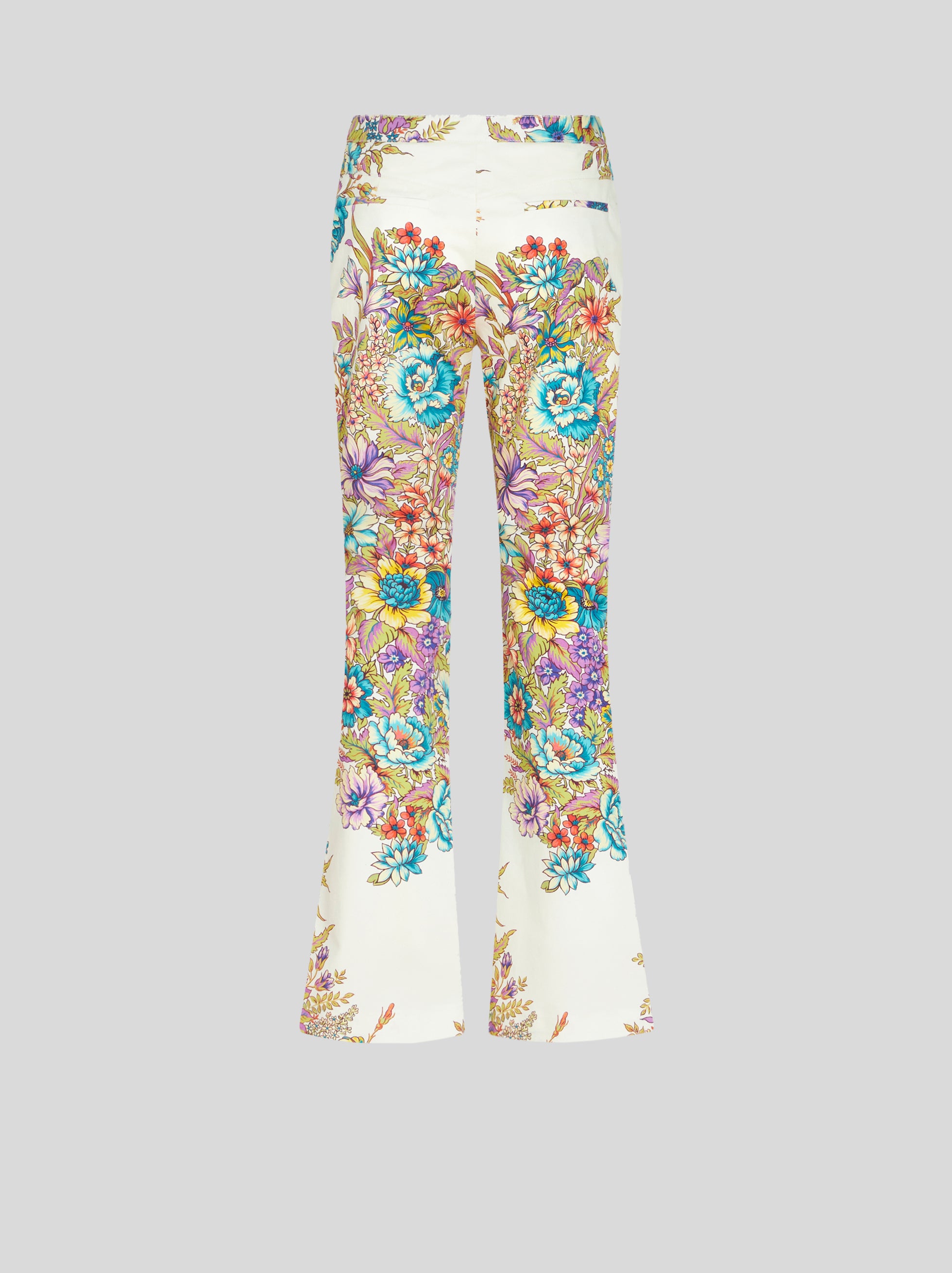 Trousers with print bouquet - Etro