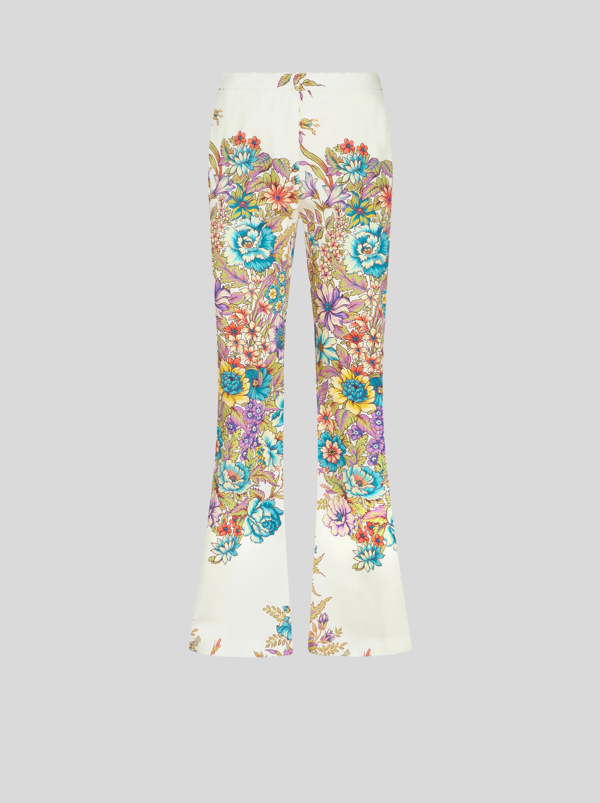 Trousers with print bouquet - Etro