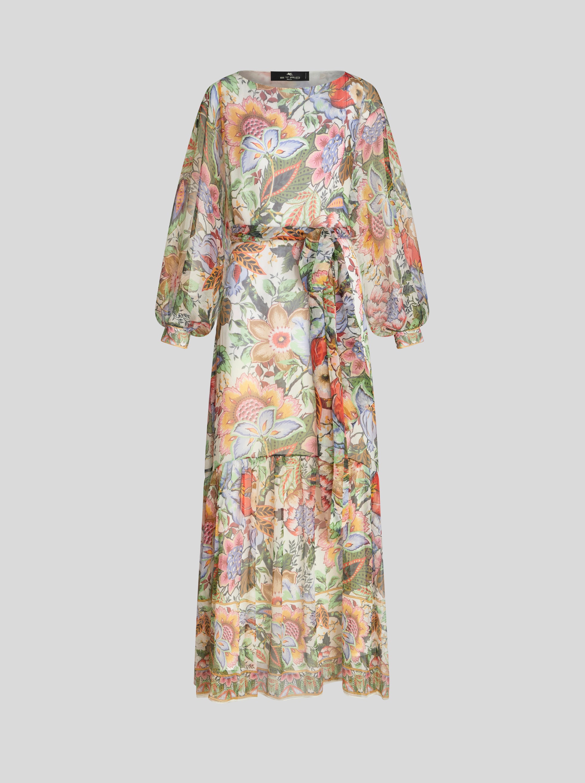Long Printed Silk Dress - Etro