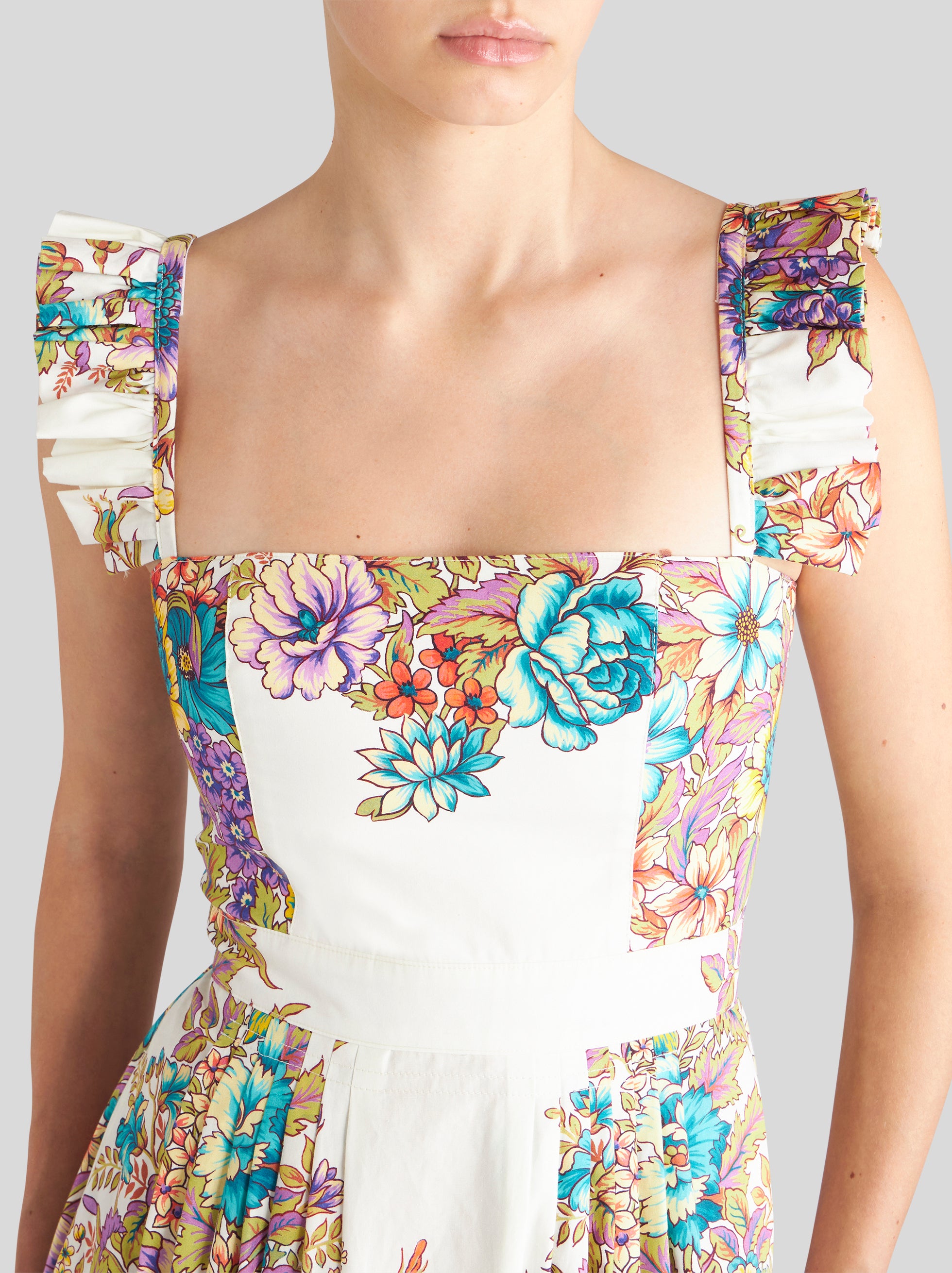 Cotton dress with print - Etro - ESPACE CANNELLE