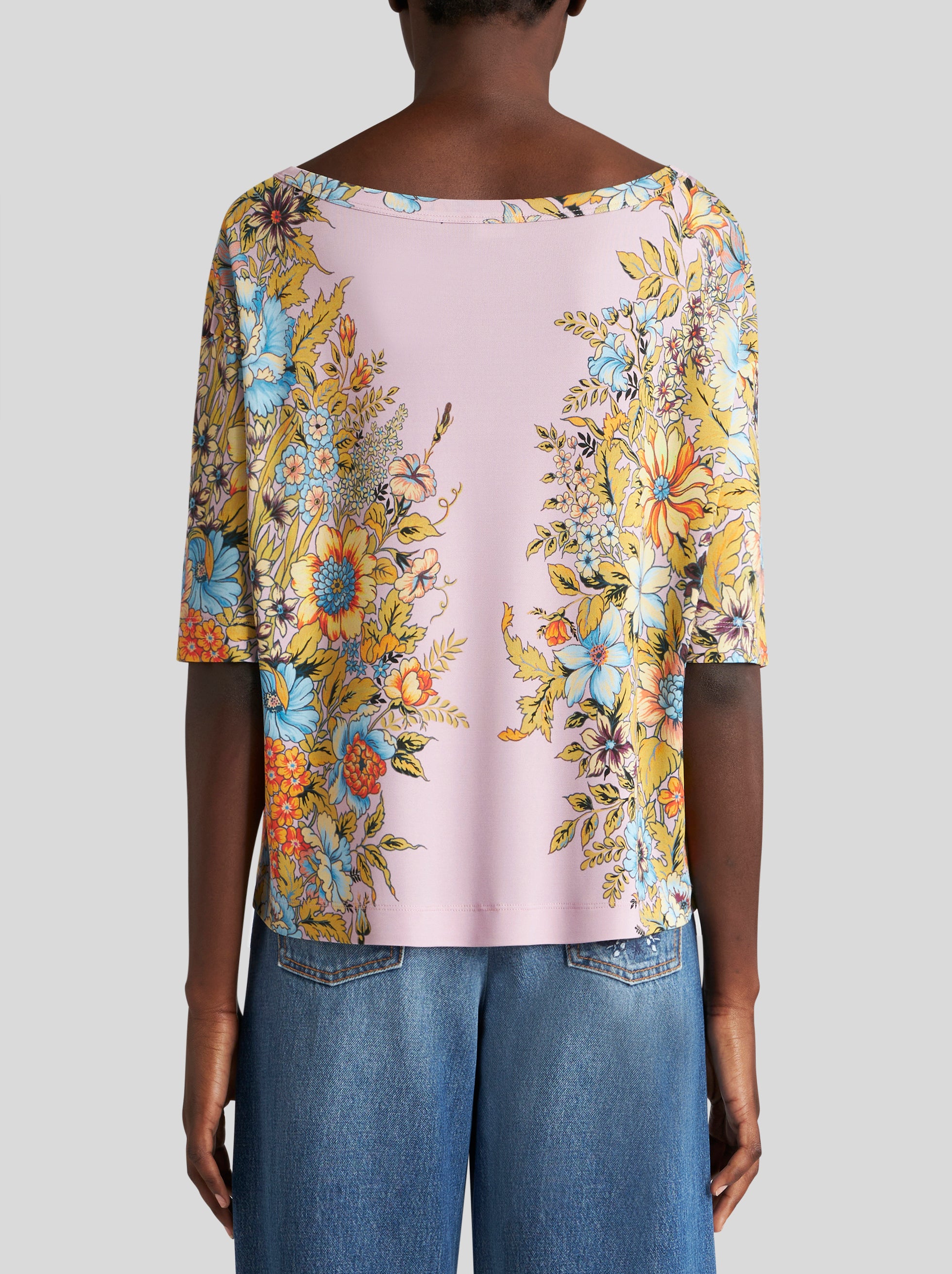 T-shirt com estampa bouquet - Etro