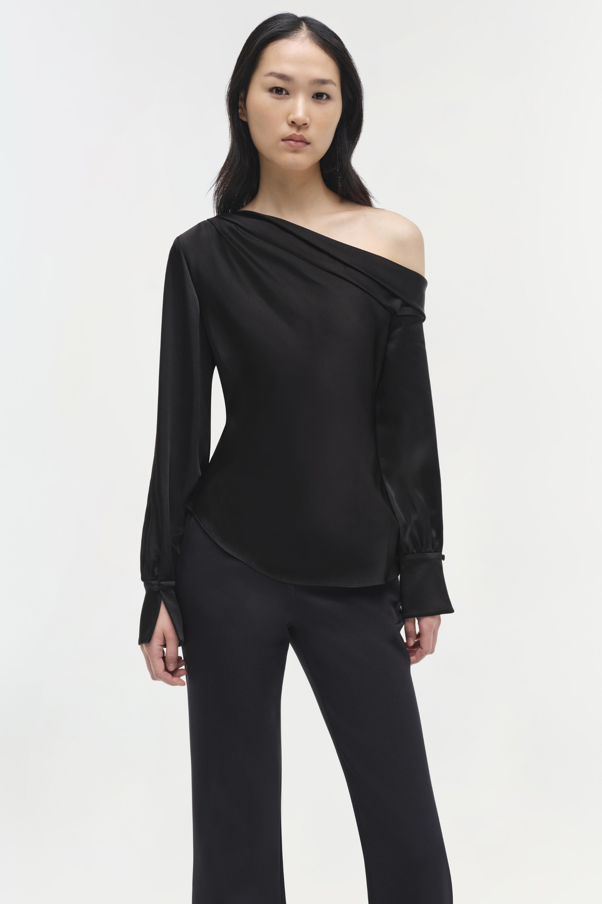 Alice Top Black Long Sleeve Top - Simkhai - ESPACE CANNELLE