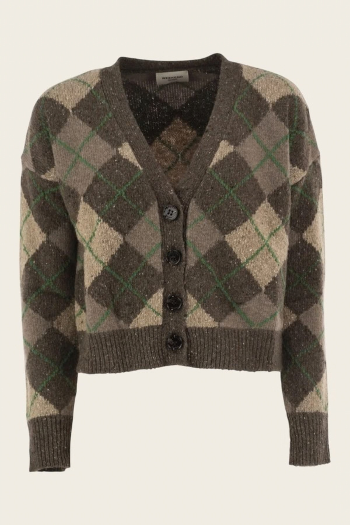 Argyle-knit cardigan - Max Mara