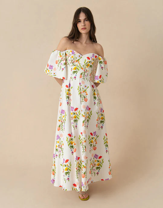 Gracie pique maxi dress - Borgo de Nor