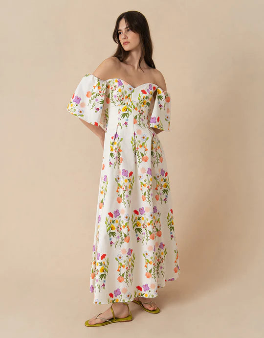 Gracie pique maxi dress - Borgo de Nor