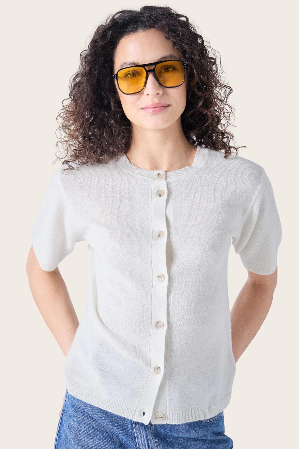 Flavia Round Neck Sweater - Absolut Cashmere - ESPACE CANNELLE