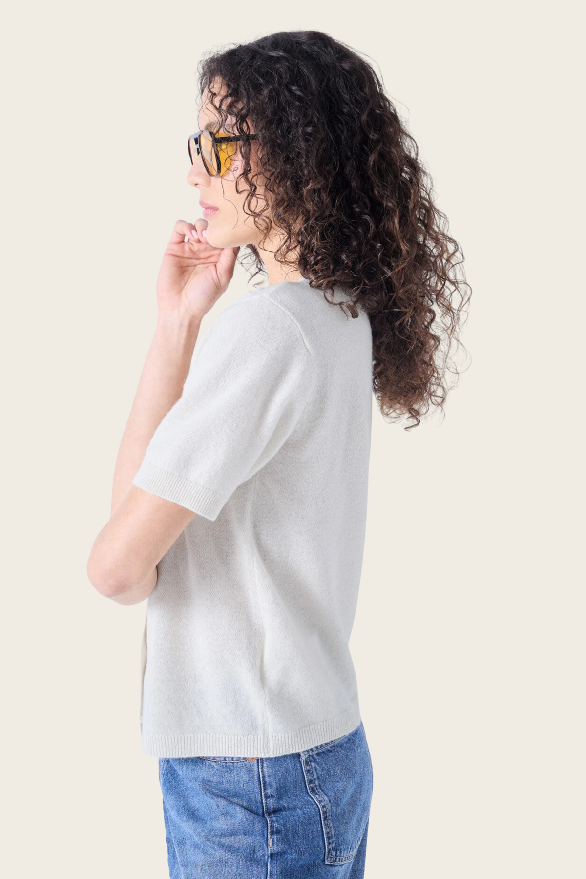 Flavia Round Neck Sweater - Absolut Cashmere - ESPACE CANNELLE