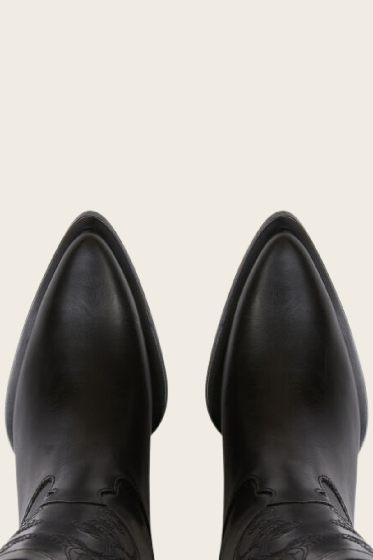 Leather Boots with Paisley Embroideries