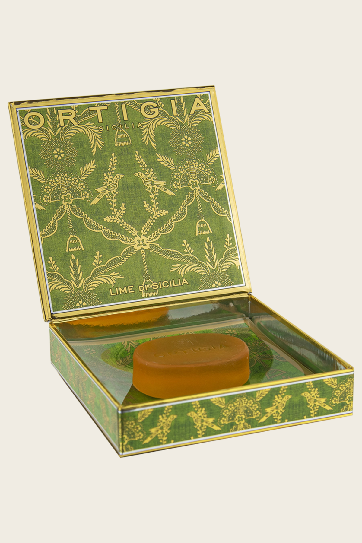 Lime Di Sicilia Glass Plate & Soap - Ortigia Sicilia - ESPACE CANNELLE
