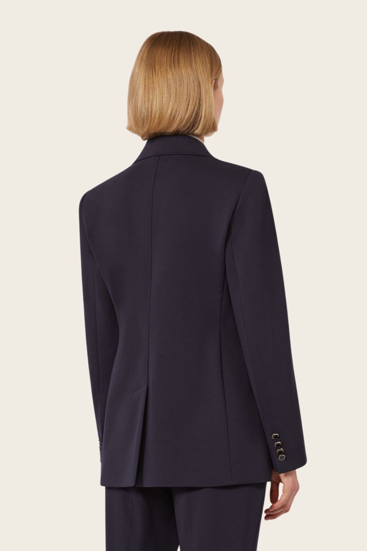 Milano-knit double-breasted jersey blazer - MaxMara - ESPACE CANNELLE