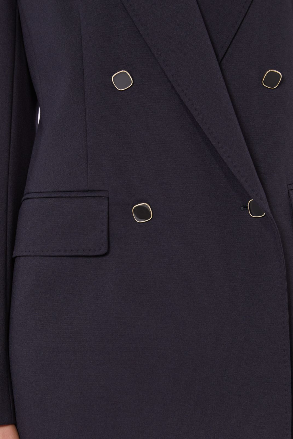 Milano-knit double-breasted jersey blazer - MaxMara