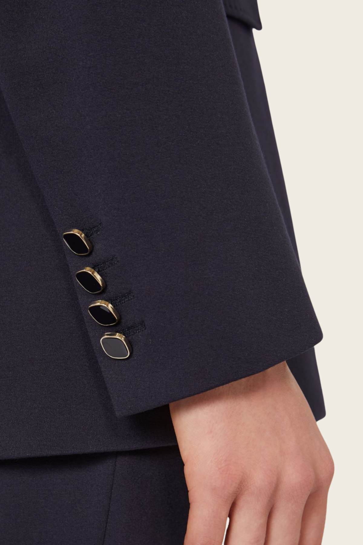 Milano-knit double-breasted jersey blazer - MaxMara - ESPACE CANNELLE