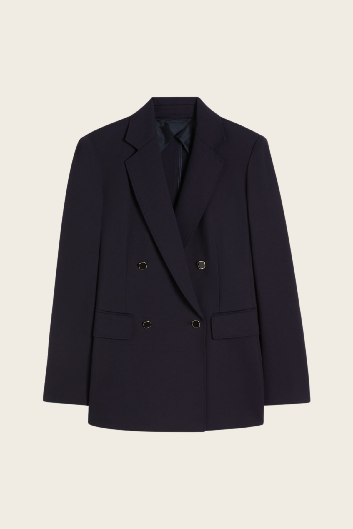 Milano-knit double-breasted jersey blazer - MaxMara - ESPACE CANNELLE