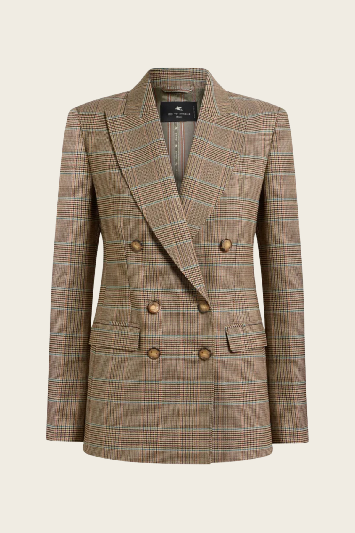 Prince of Wales Motif Jacket - Etro -